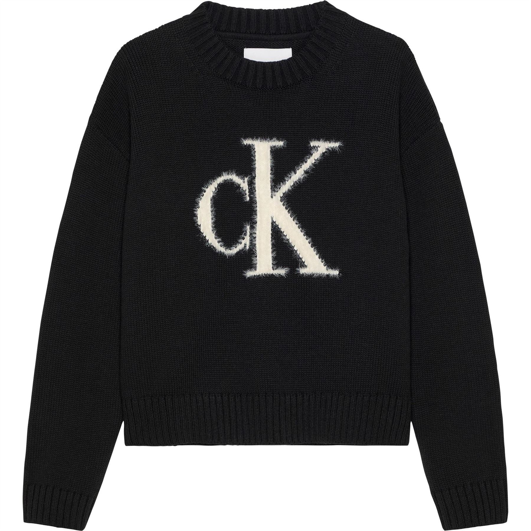 Calvin Klein Jeans Monogram Crew Neck Long Sleeve Sweater