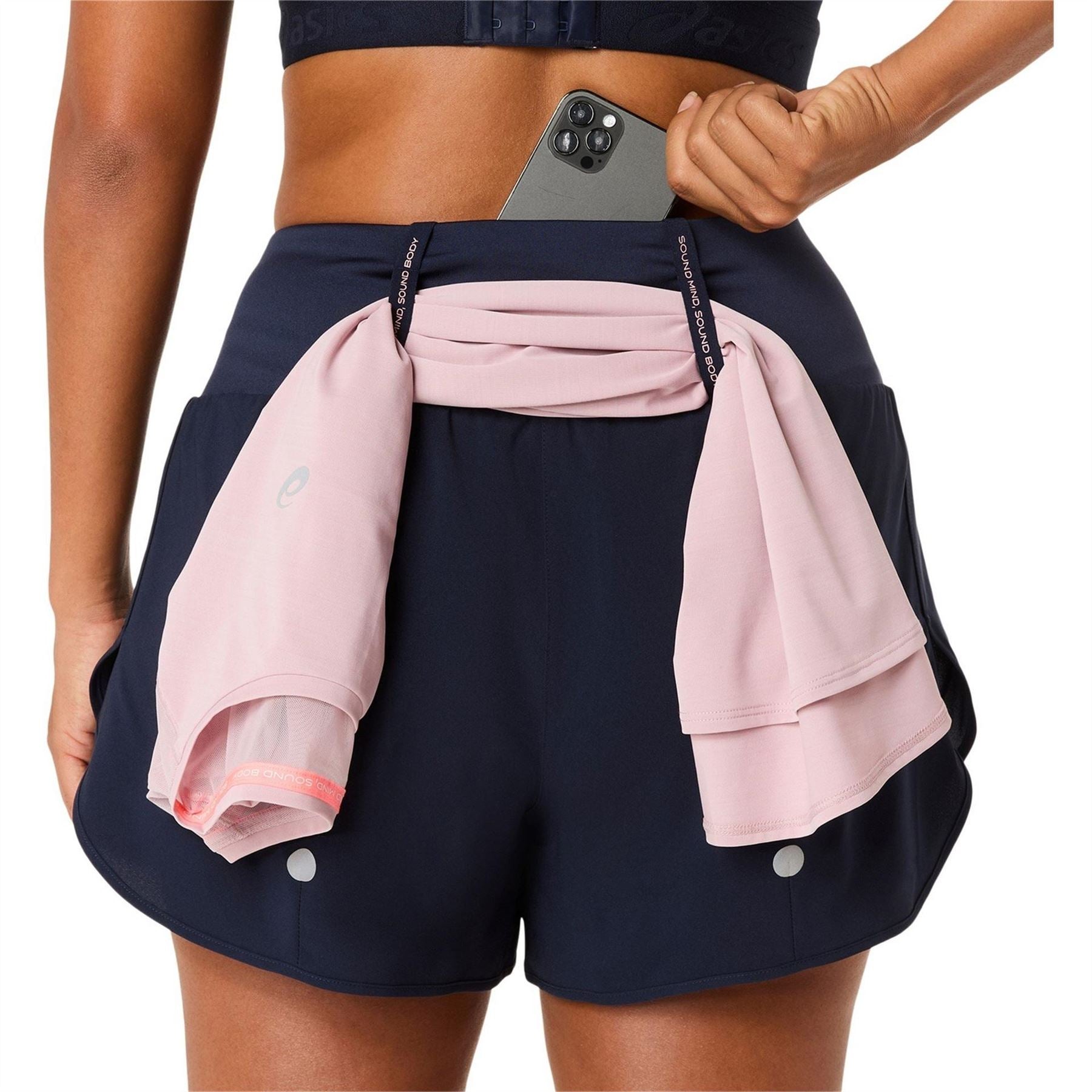 Asics Womens 3.5in Short Running