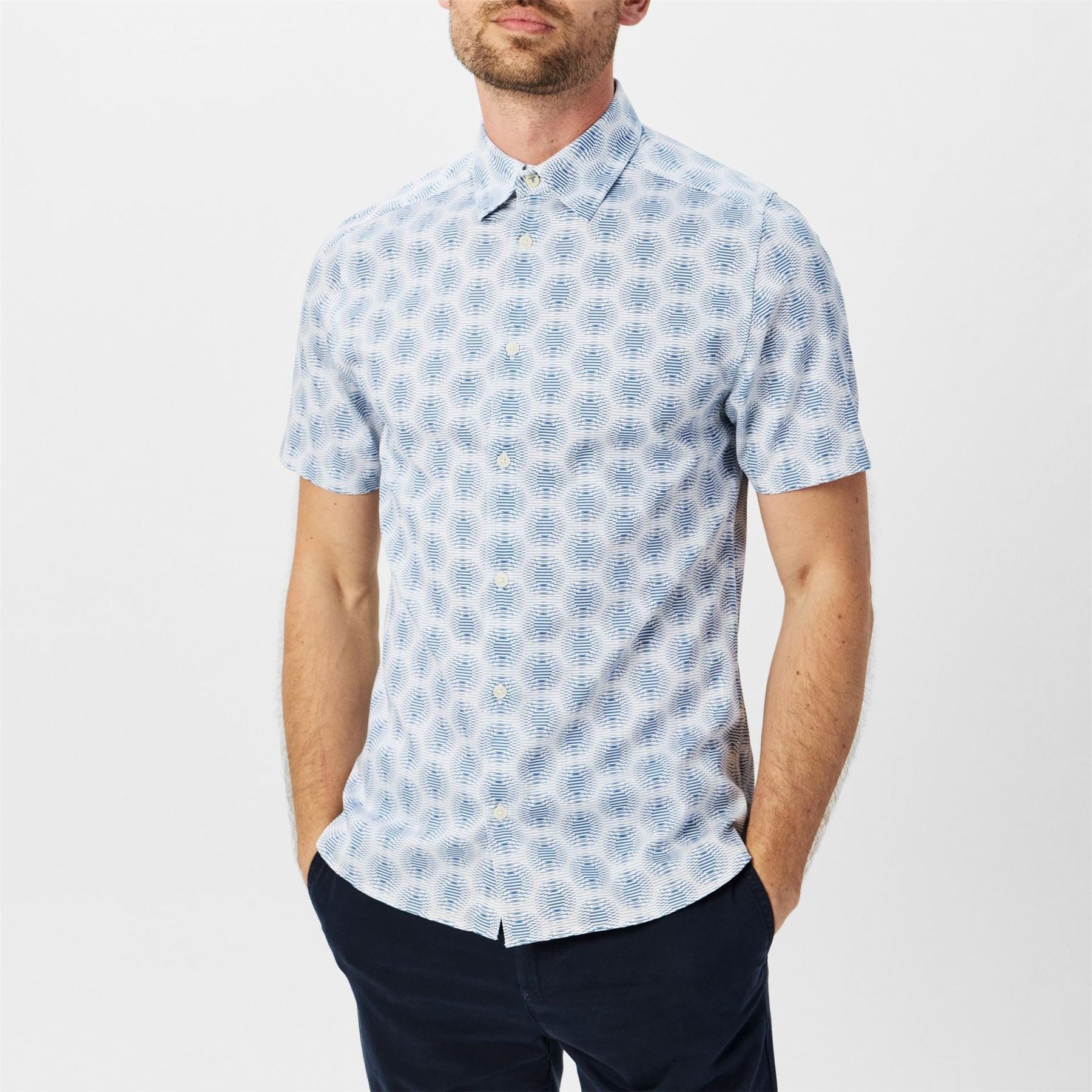 Ted Baker Pearsho Regular Fit Short Sleeve Shirt