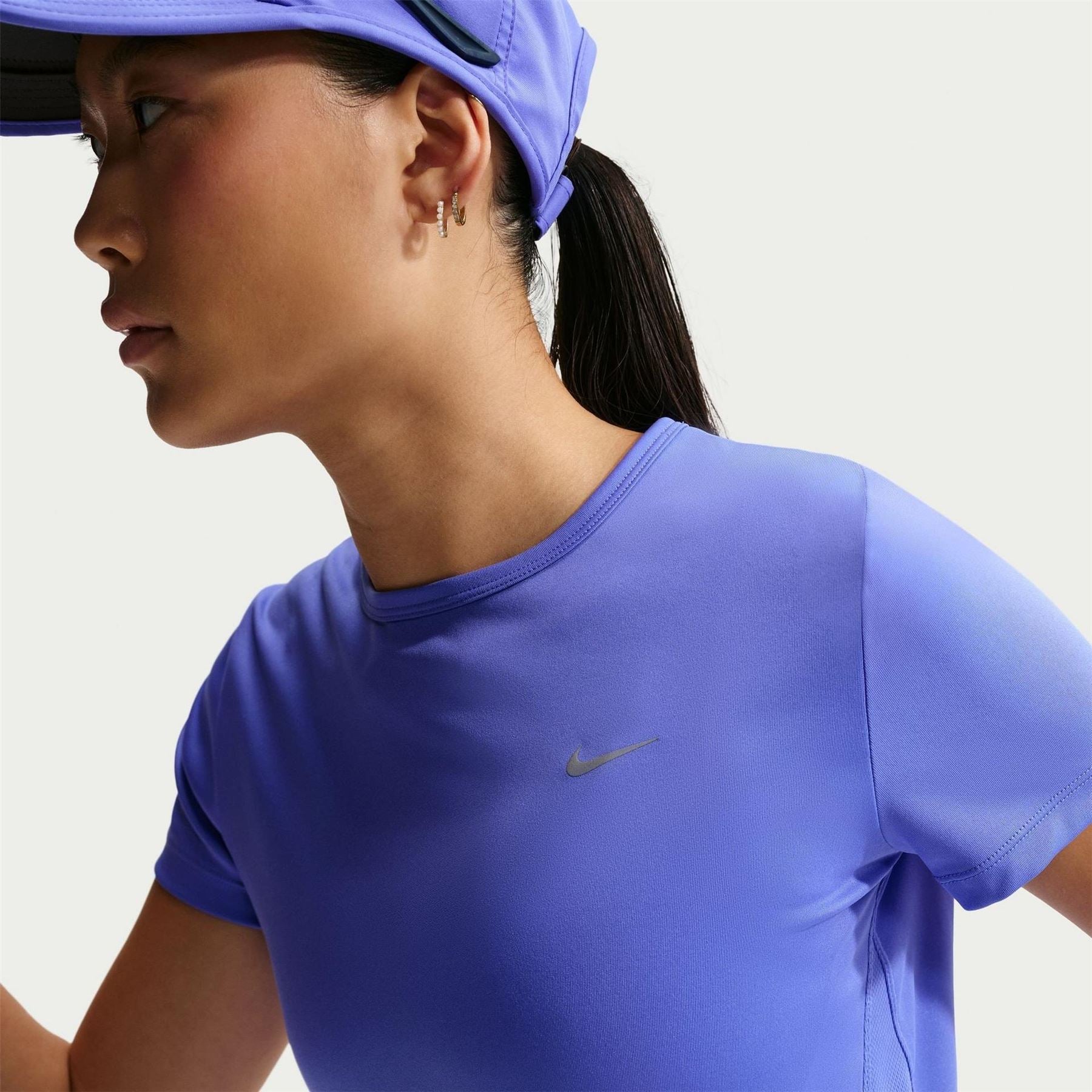 Nike Womens Tempo Dri Fit Short Sleeve Running Top