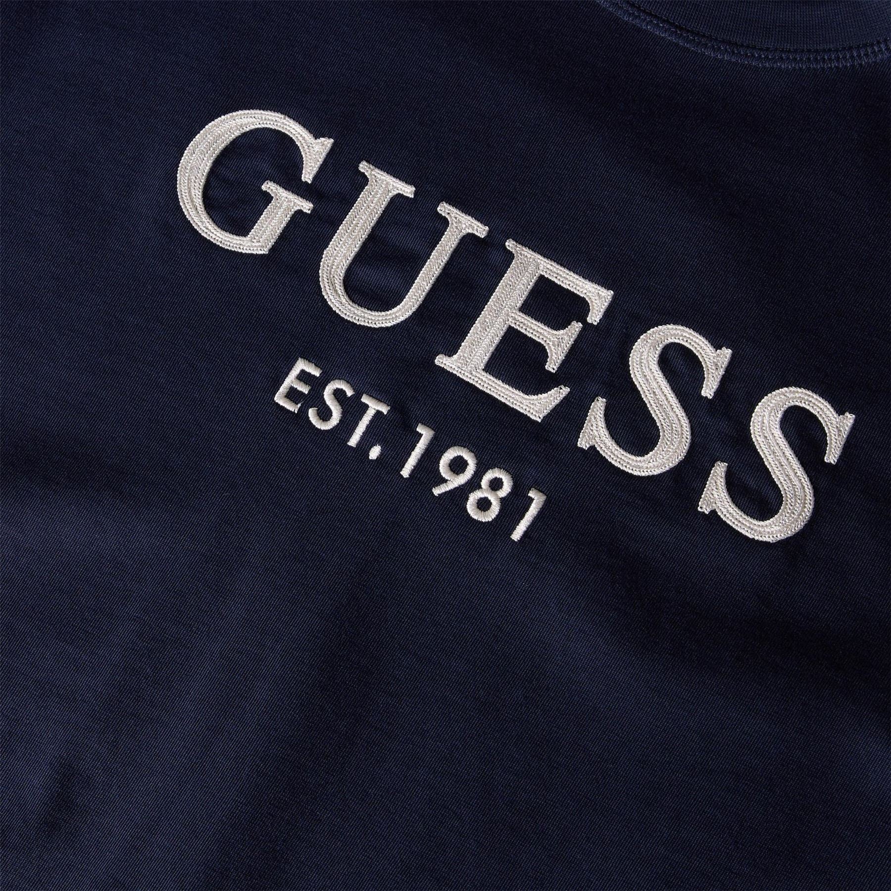 Guess Regular Fit Embroidered T-Shirt