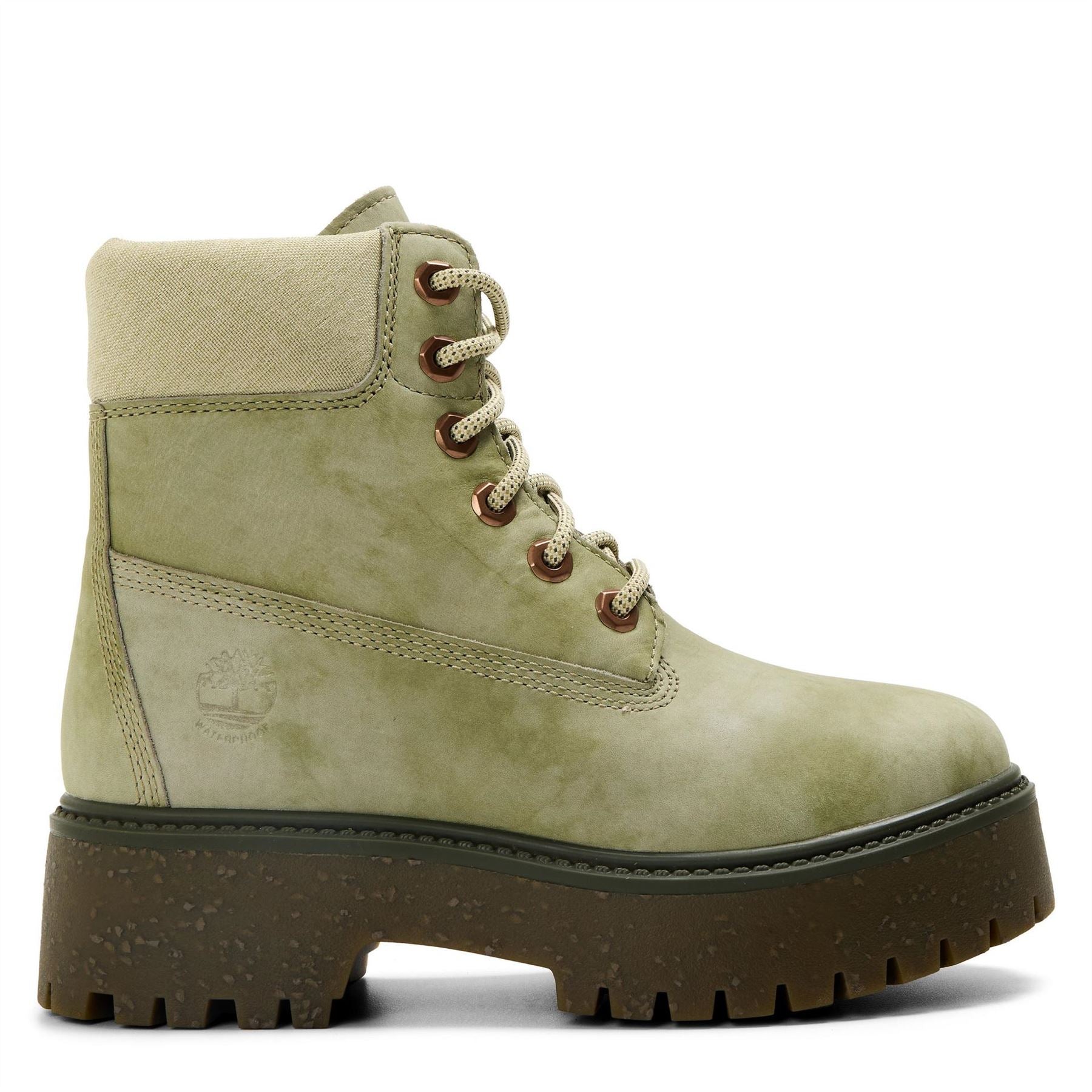 Timberland Stone Street 6 Inch Lace Up Platform Boots