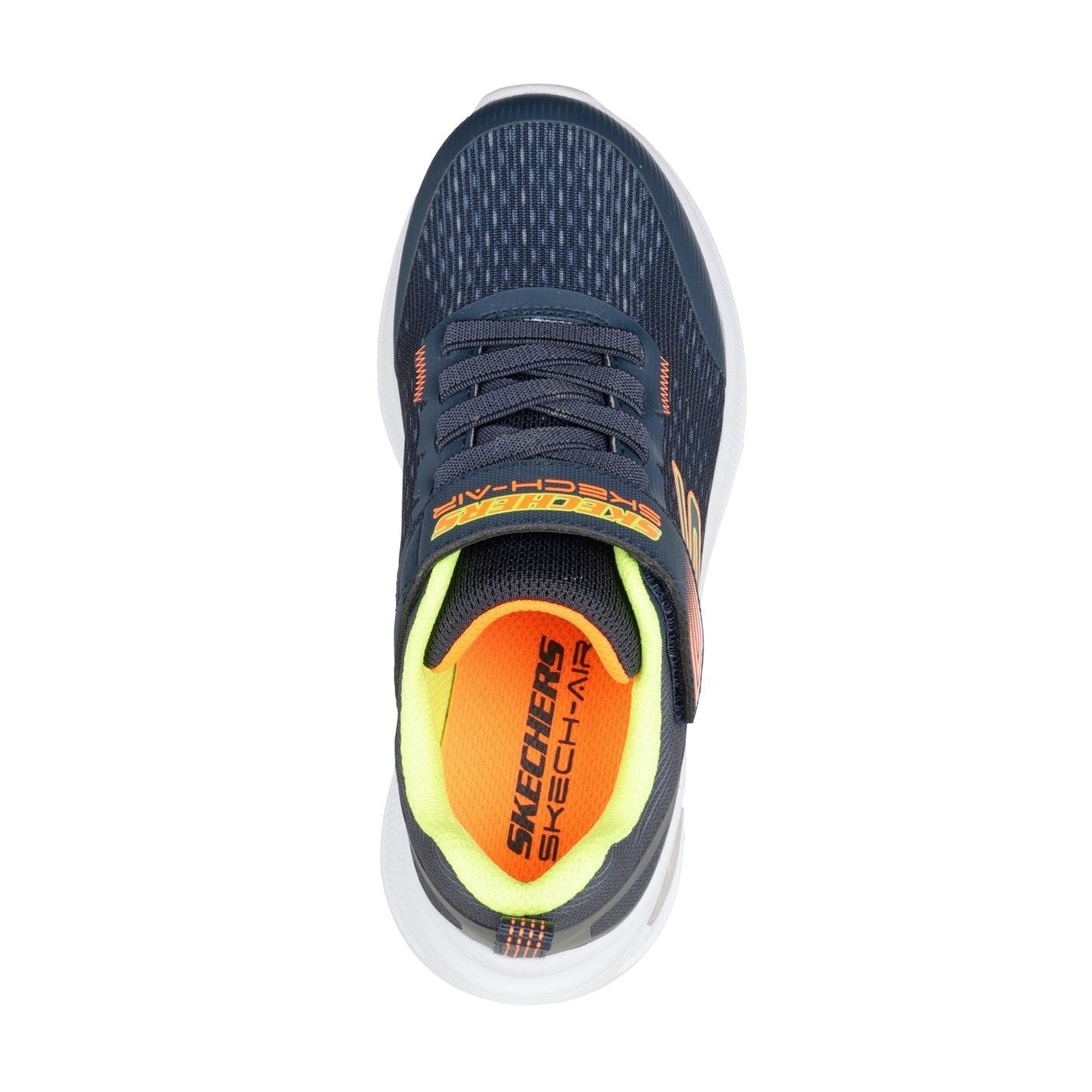 Skechers Lightweight Gore  And  Strap Sneaker W Runners Boys