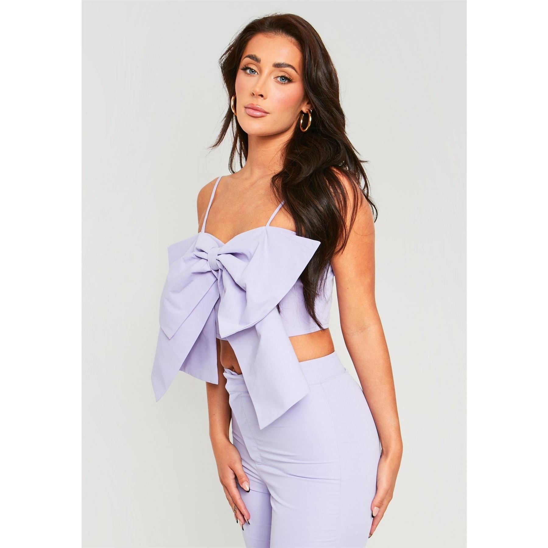 Missy Empire Bow Crop Top