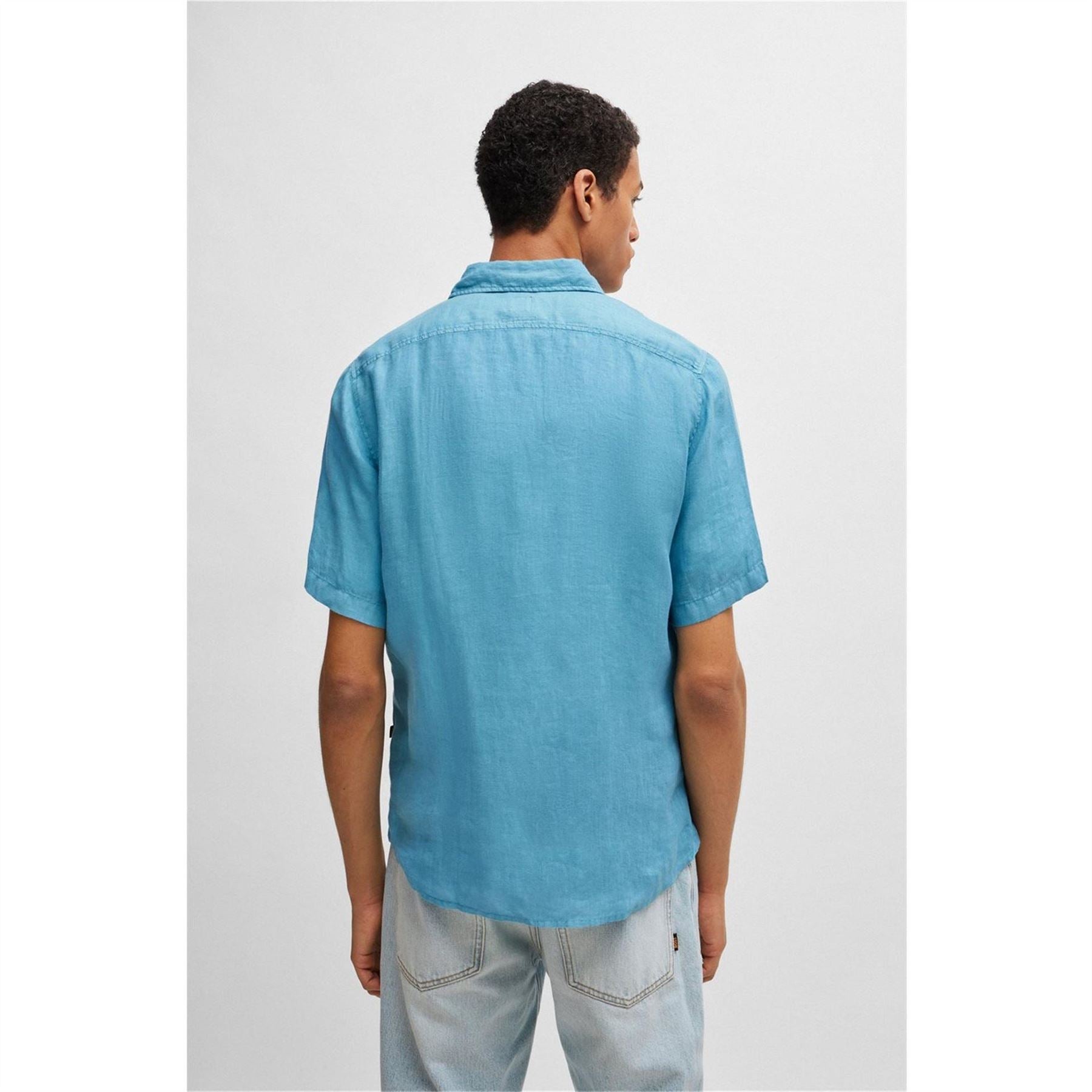 Boss Hbo Rash 2 Lin Short Sleeve Relaxed FiT-Shirt