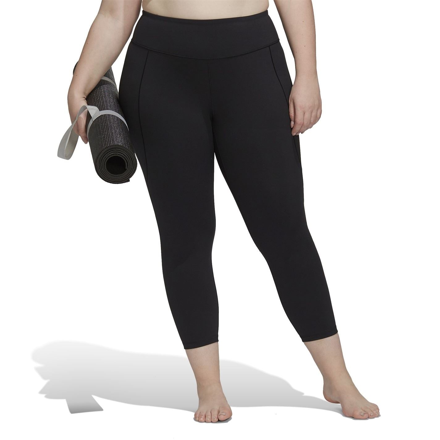 adidas Womens Yoga Studio 7 8 Leggings Plus Size