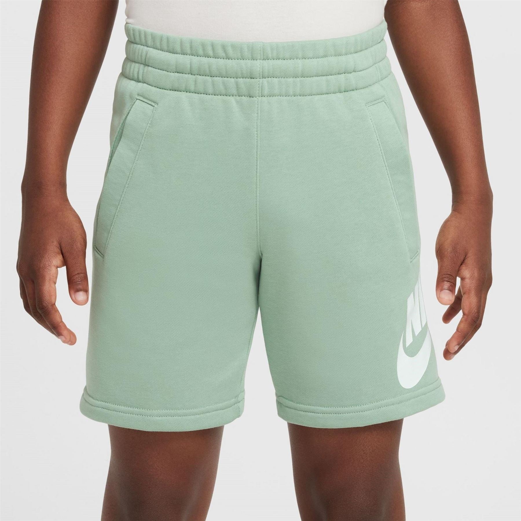 Nike Hybrid Bold Logo Sweat Shorts with Elasticated Waistband