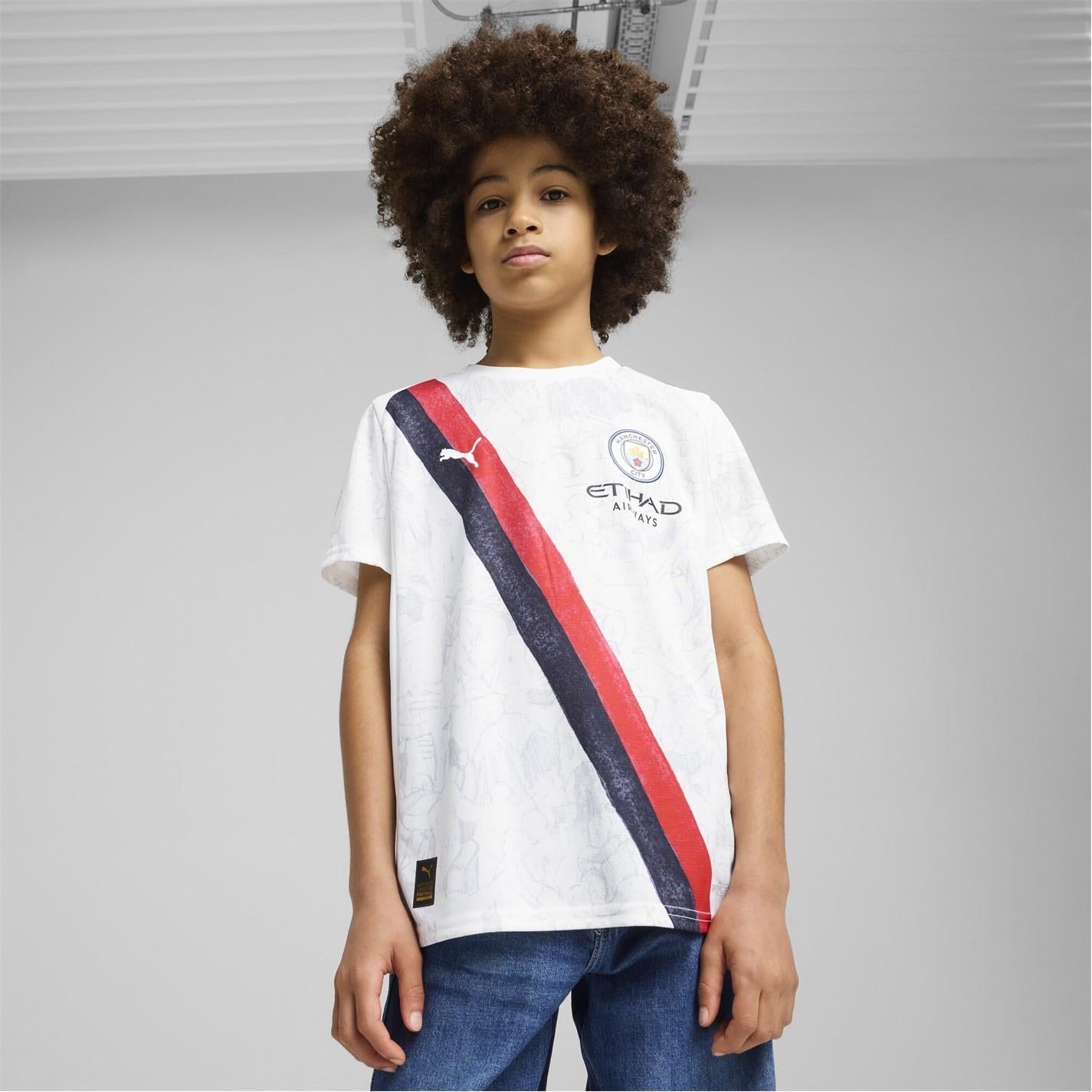 Puma  X Kidssuper Manchester City Away Shirt 2025 2026 Juniors