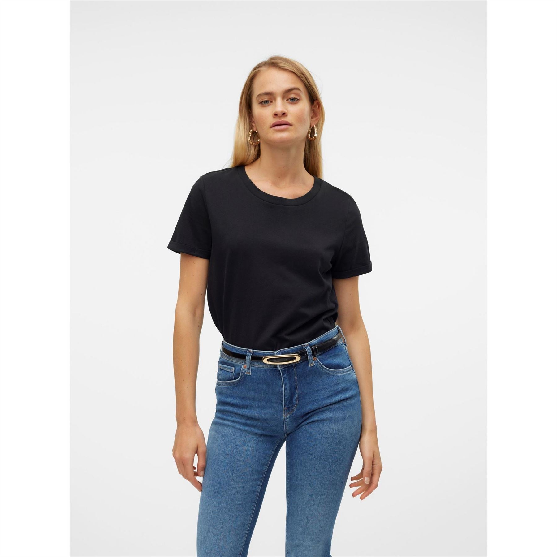 Vero Moda Regular Fit Crew Neck T-Shirt