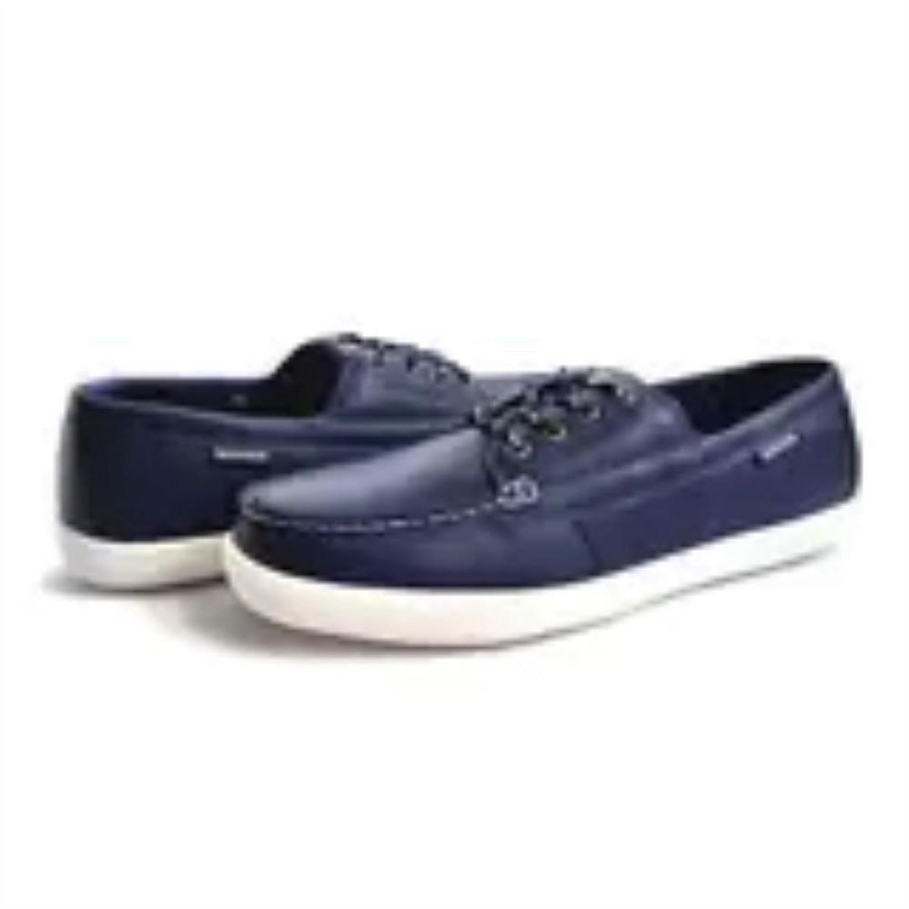 Lambretta Vulcanized Moc Toe Lace-Up Boat Shoes