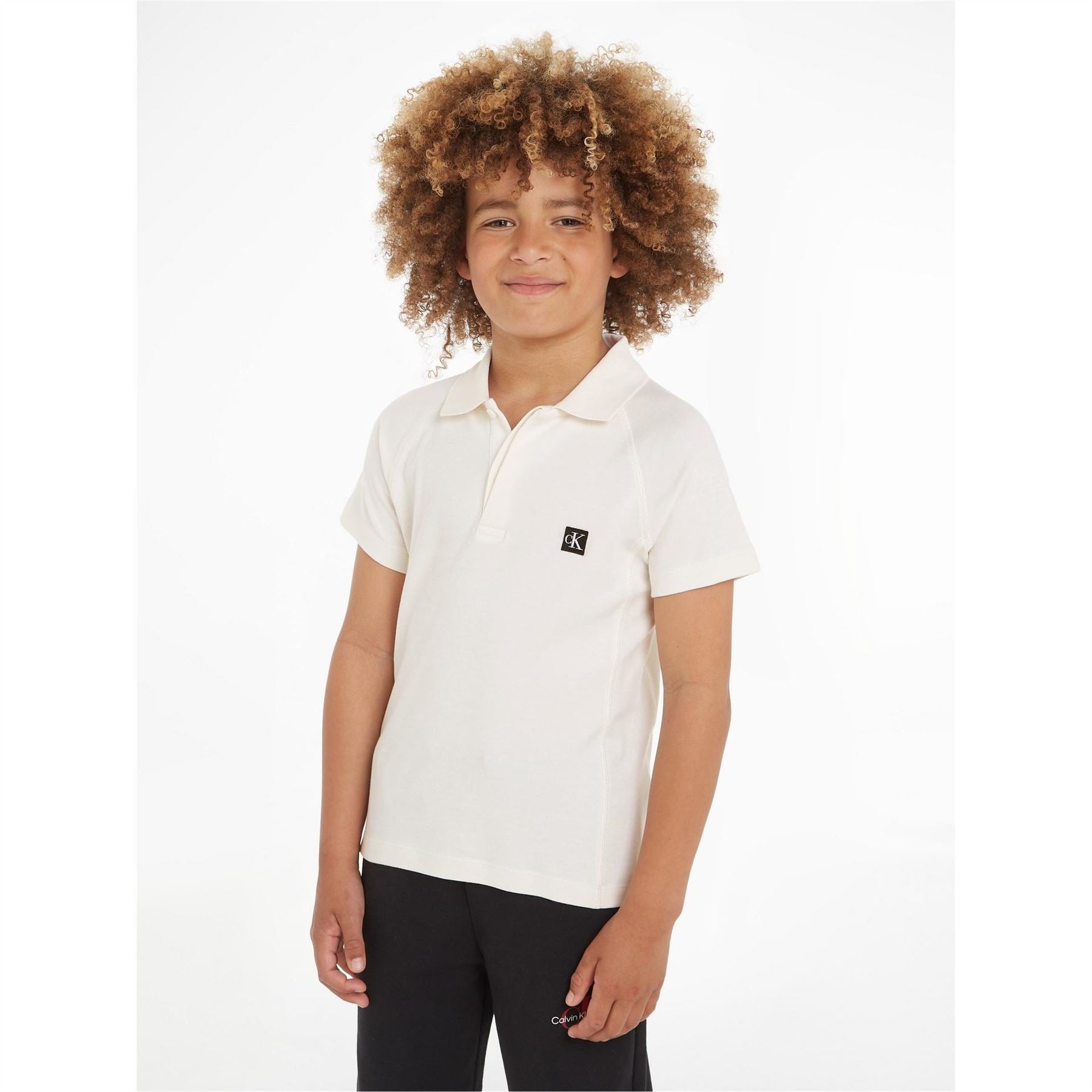 Calvin Klein Jeans Soft Jersey Short Sleeve Polo Shirt