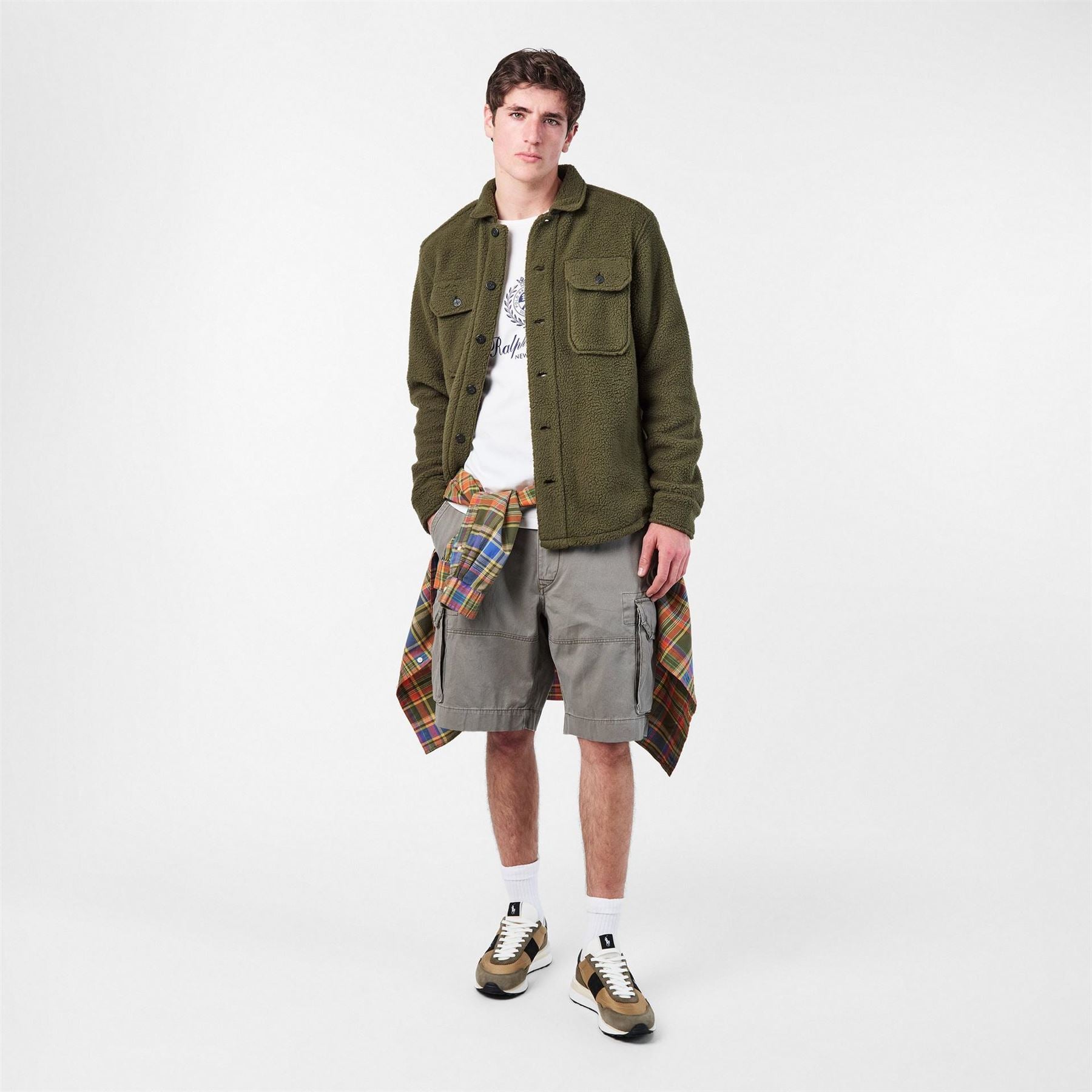 Polo Ralph Lauren Solid Patterned Cargo Shorts