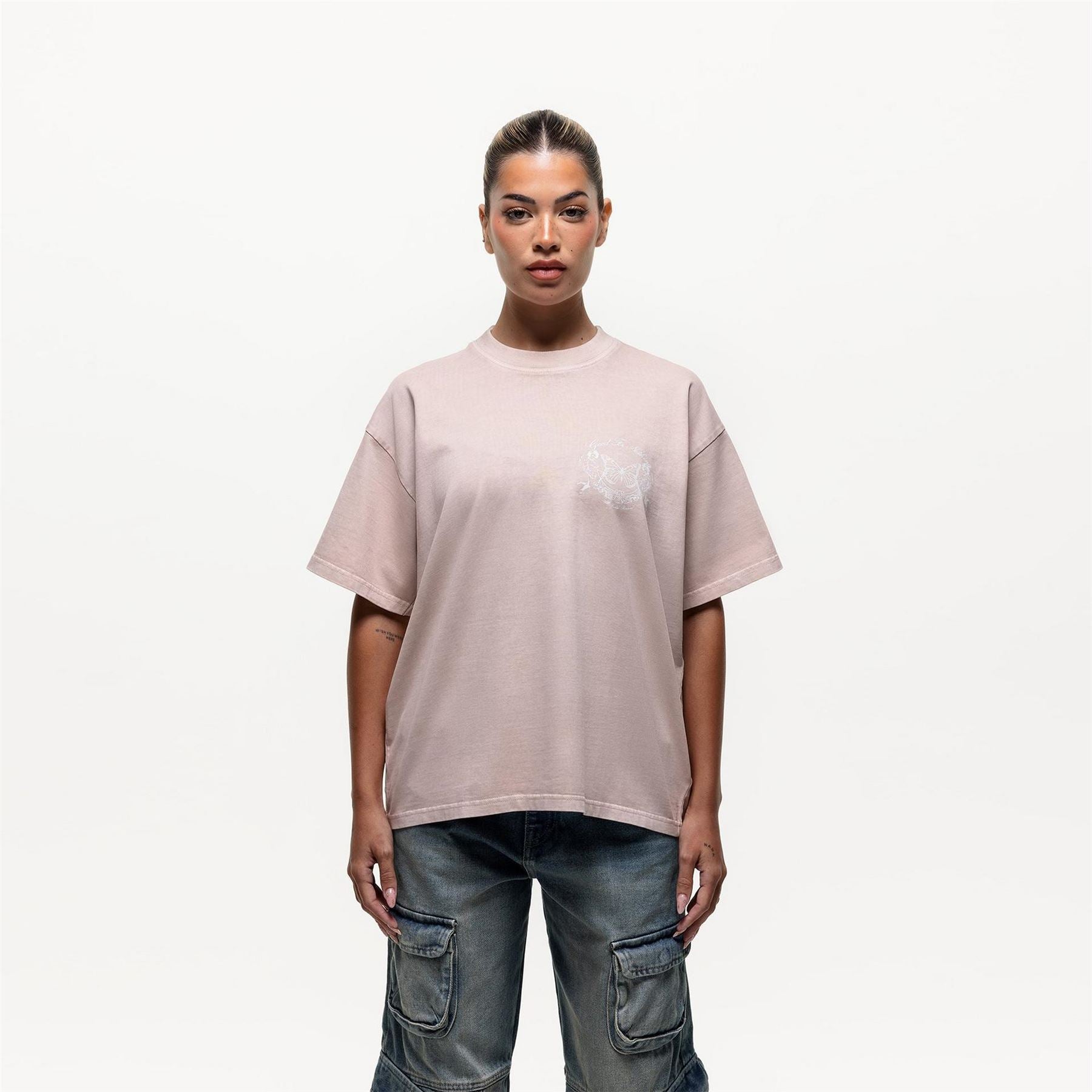 Good For Nothing Oversized T-Shirt Pink