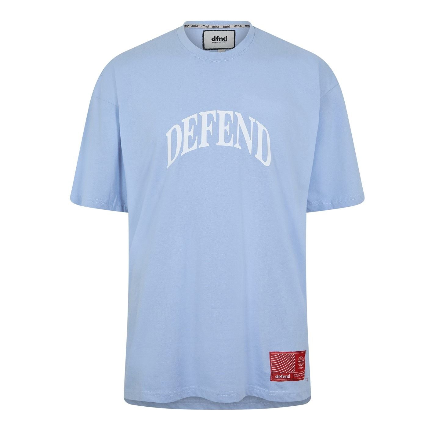 DFND London Core Lettering Crew Neck Short Sleeve T-Shirt and Short Set