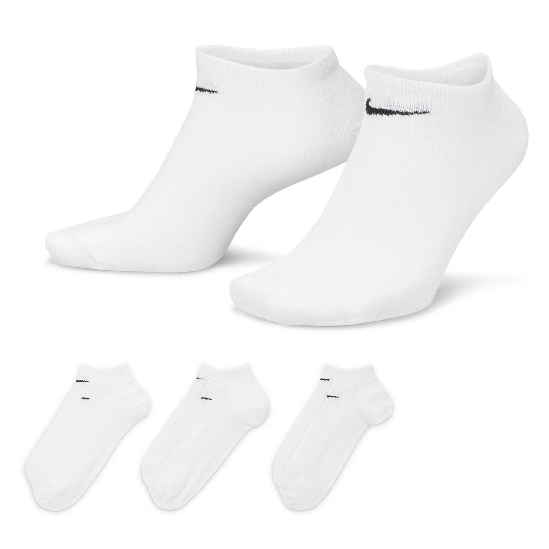 Nike 3 Pack No Show Socks Mens