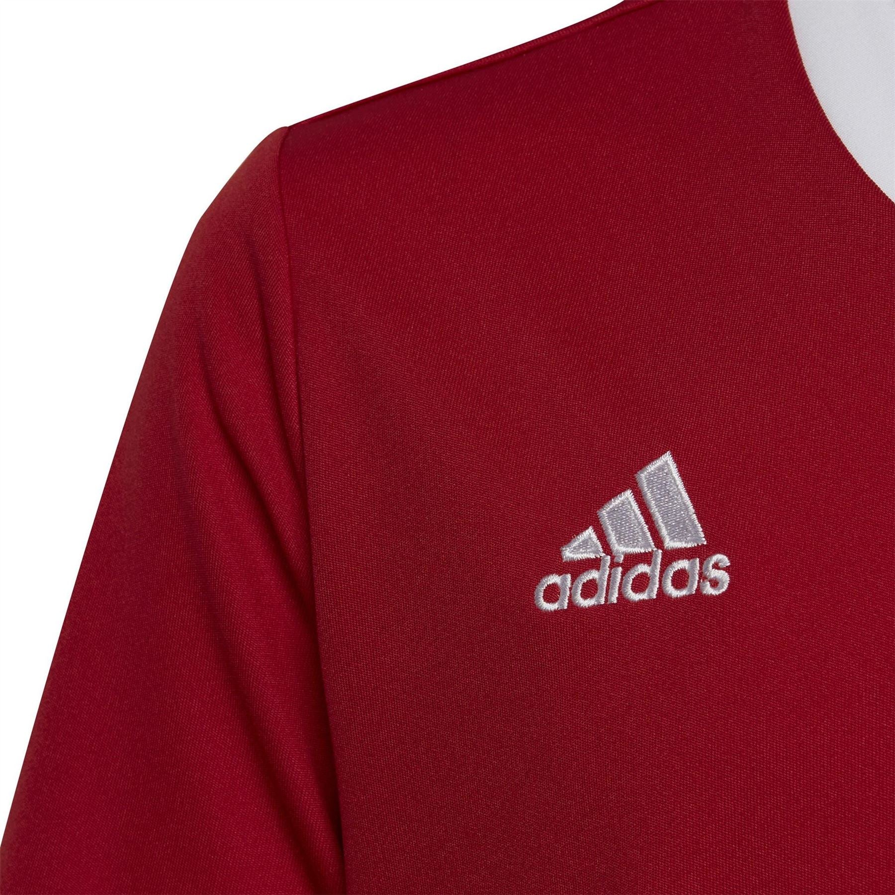 adidas Kids Embroidered V-Neck Short Sleeve Jersey T-Shirt