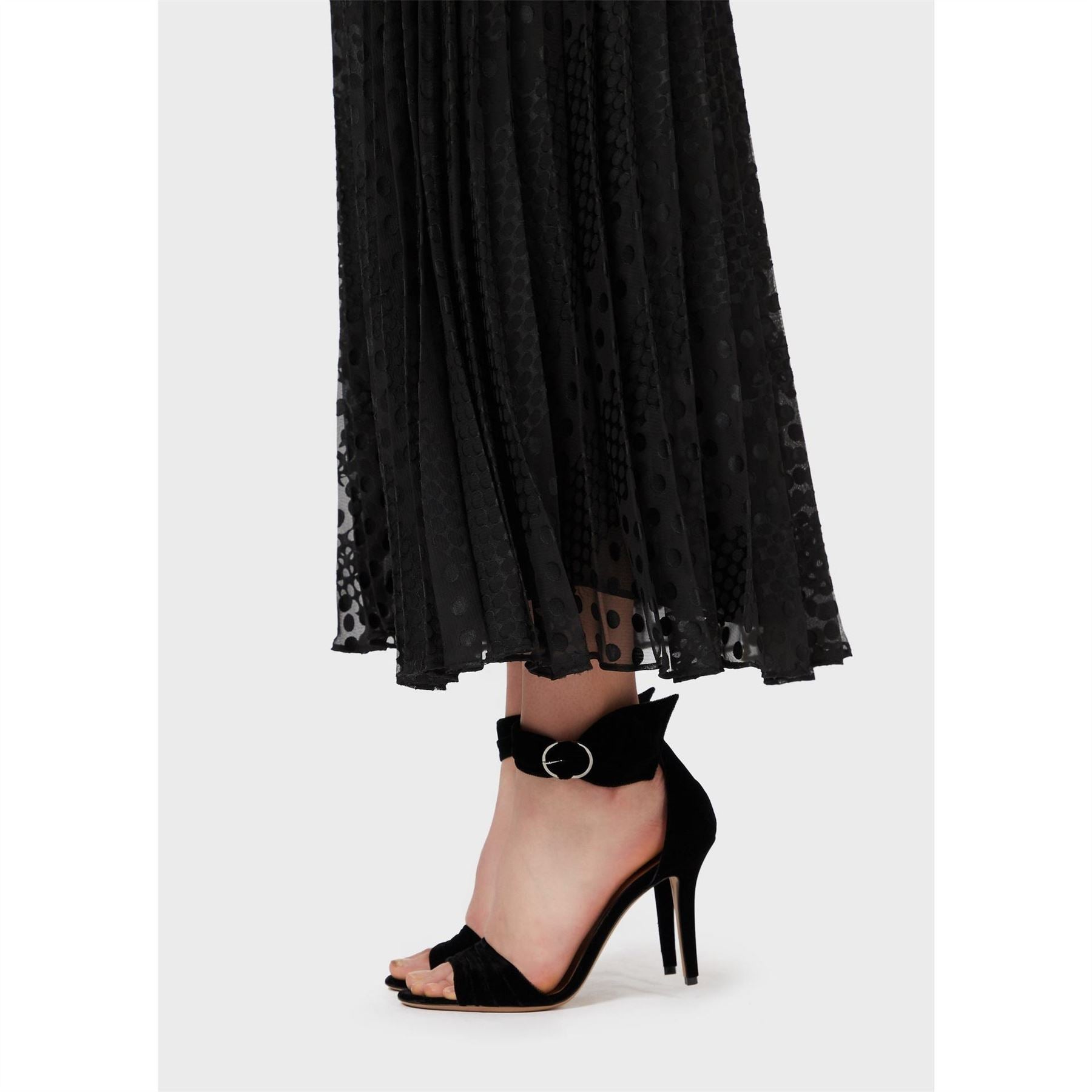 Emporio Armani Plet Maxi A-Line Skirt