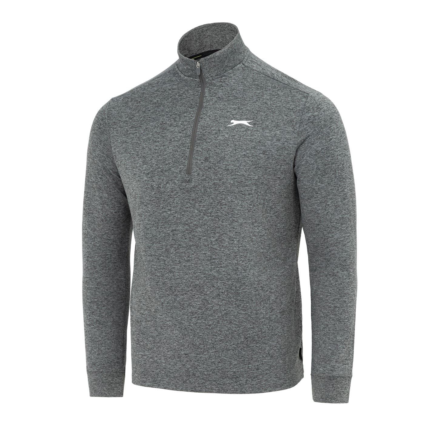 Slazenger Mens Zip Golf Pullover Top