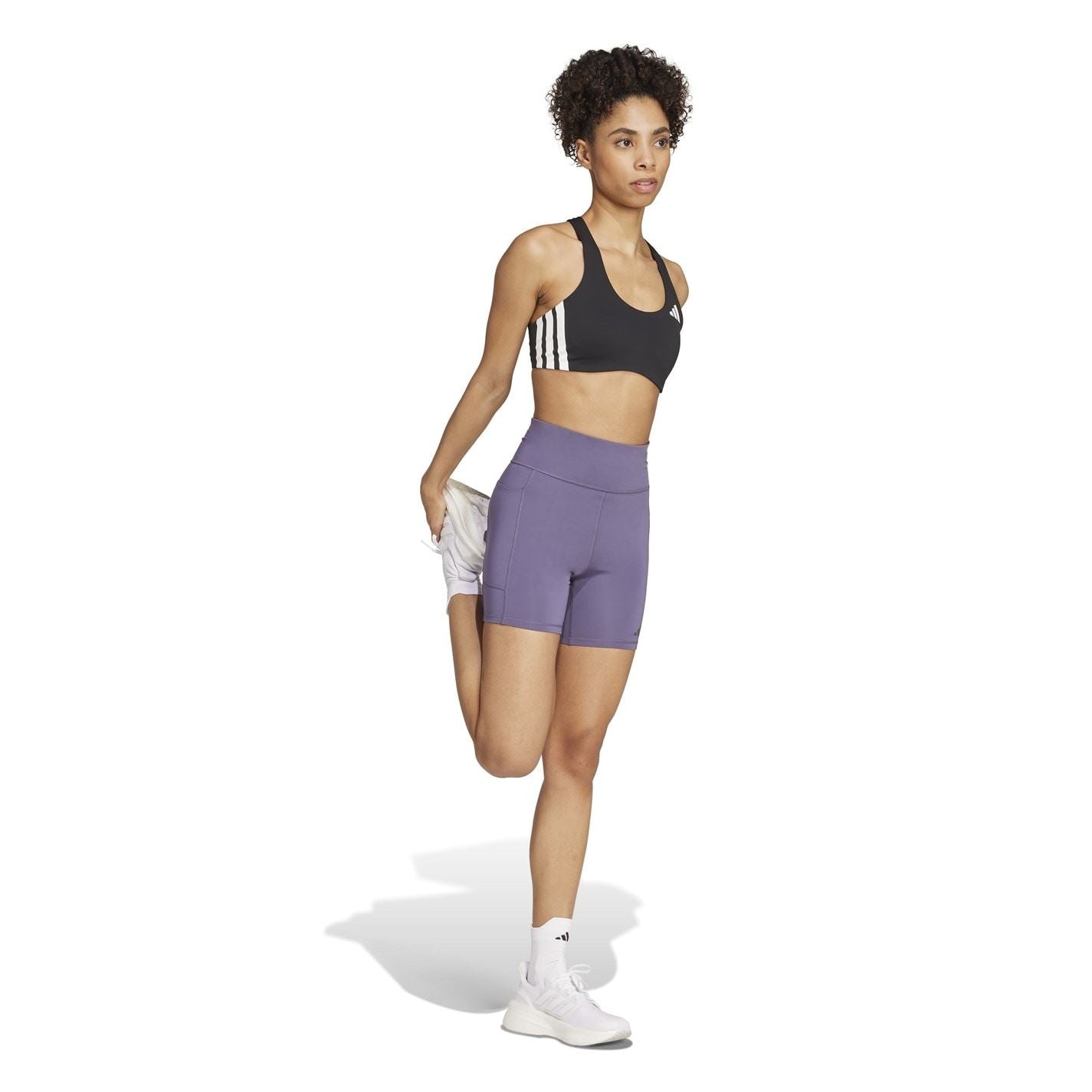 adidas Womens The Run Short Leggings