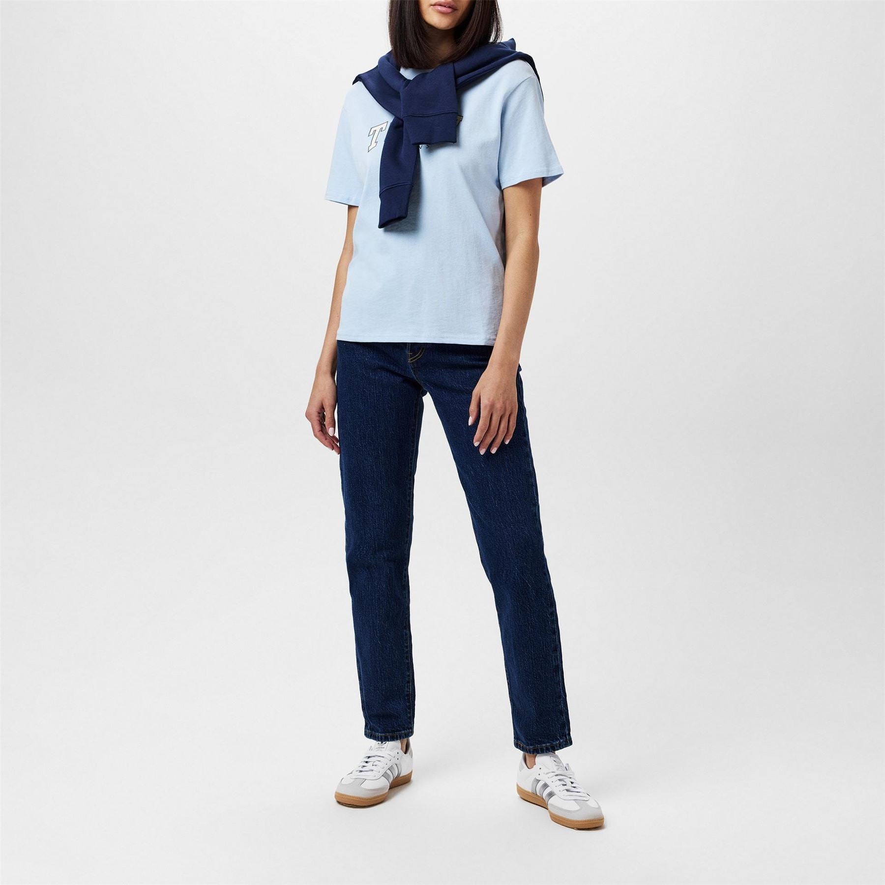 Levis 501 Womens Cropped Jeans