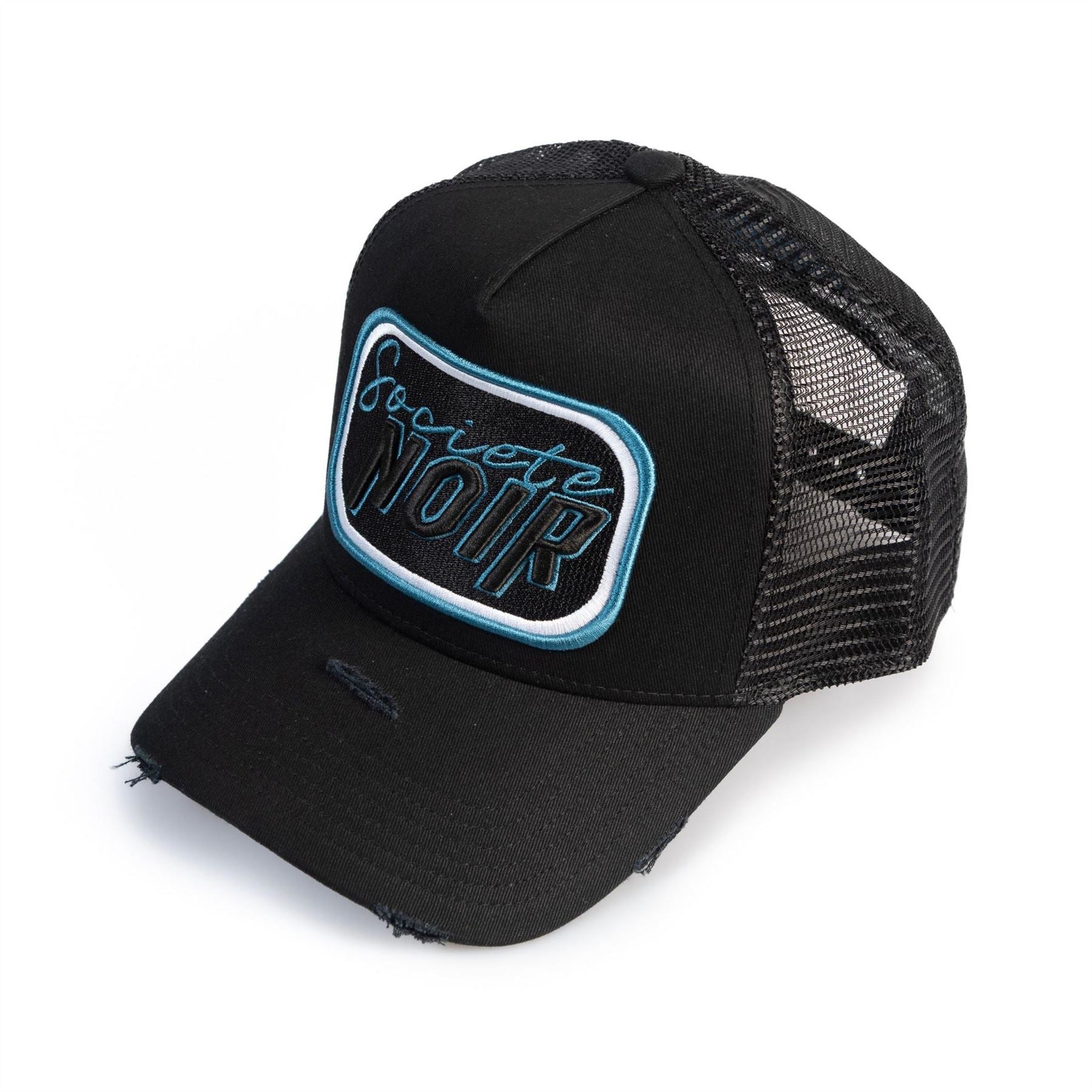 Societe Noir Logo Embroidered Trucker Cap