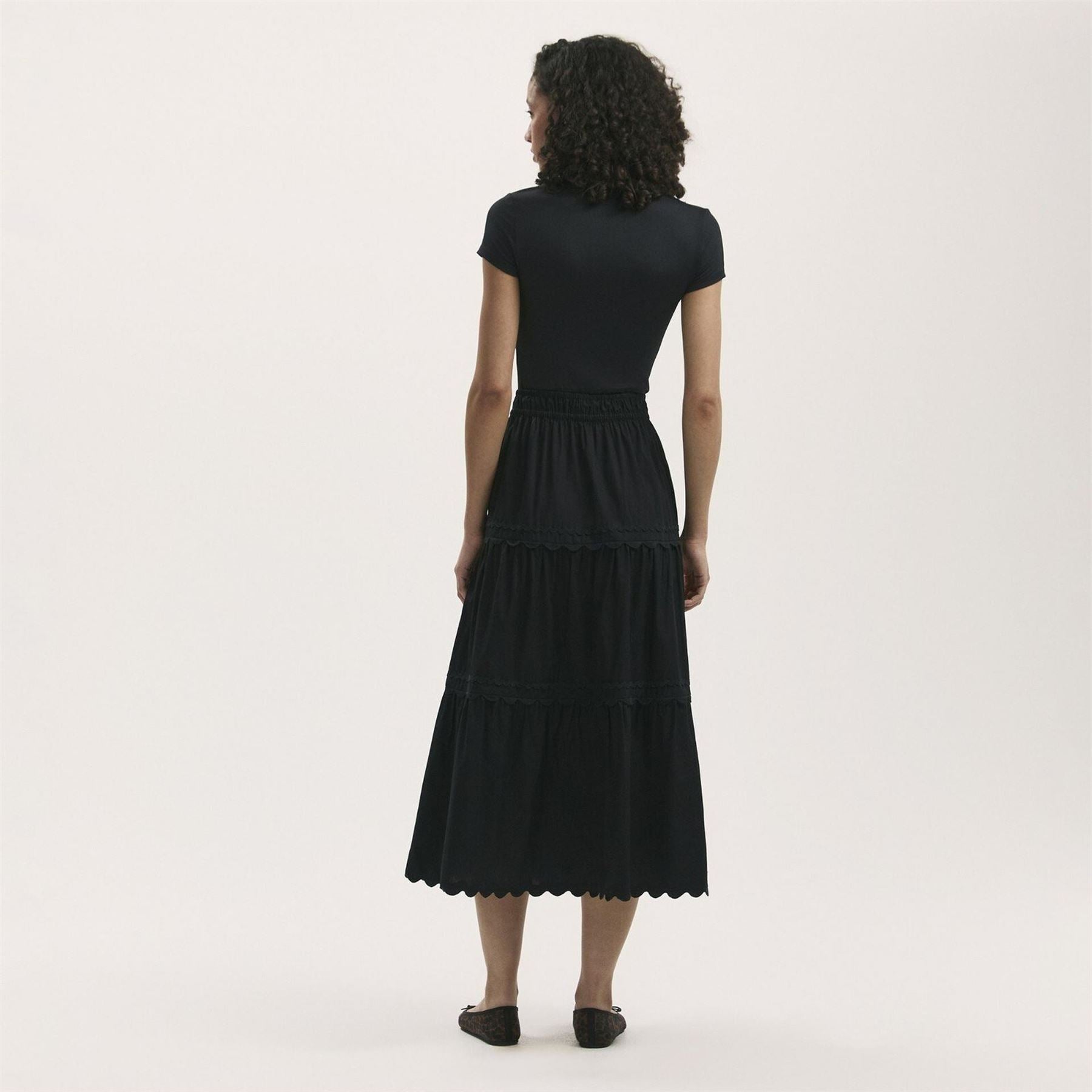 Finery Maxi Tiered Skirt
