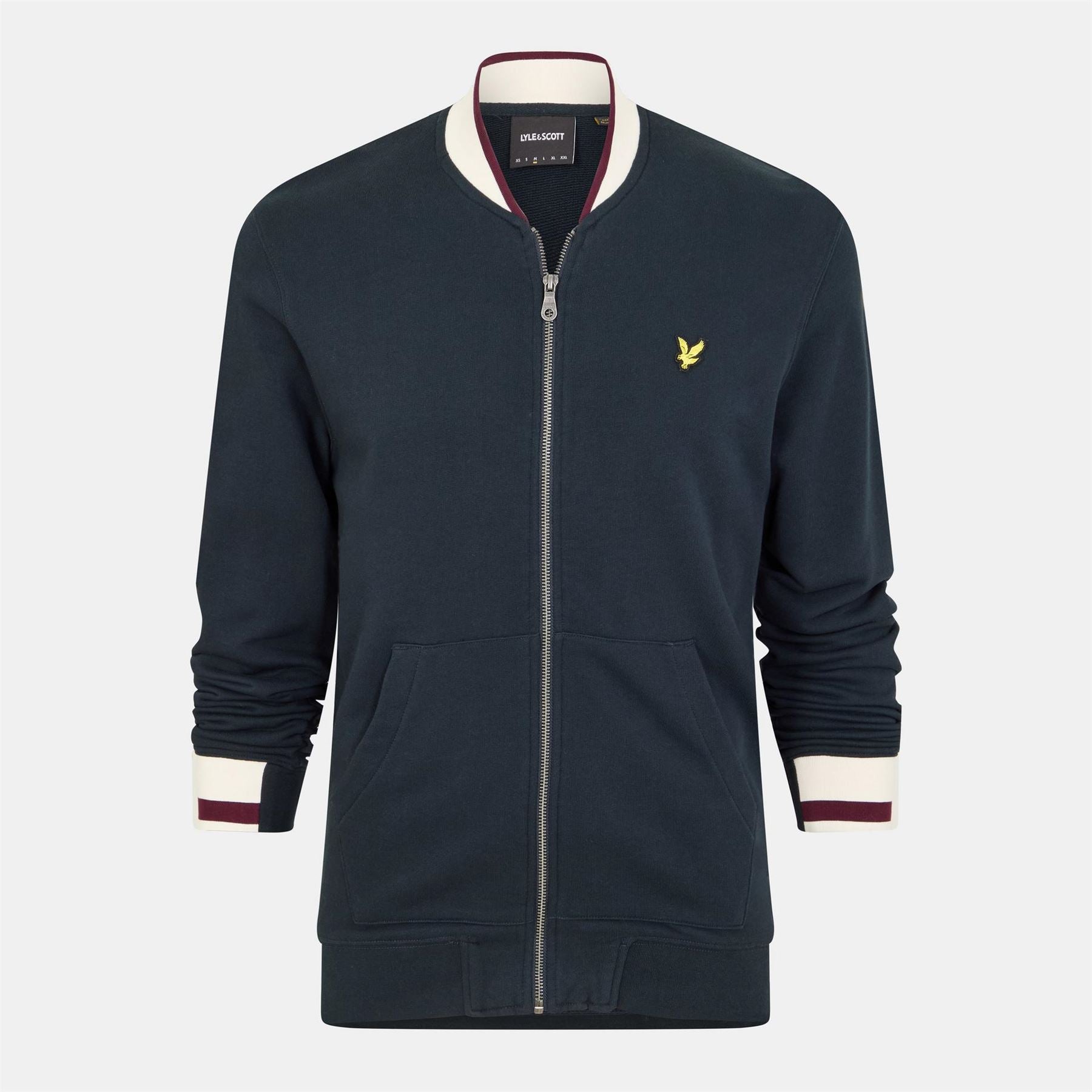 Lyle and Scott Ribbed Cuff Bomber Jacket
