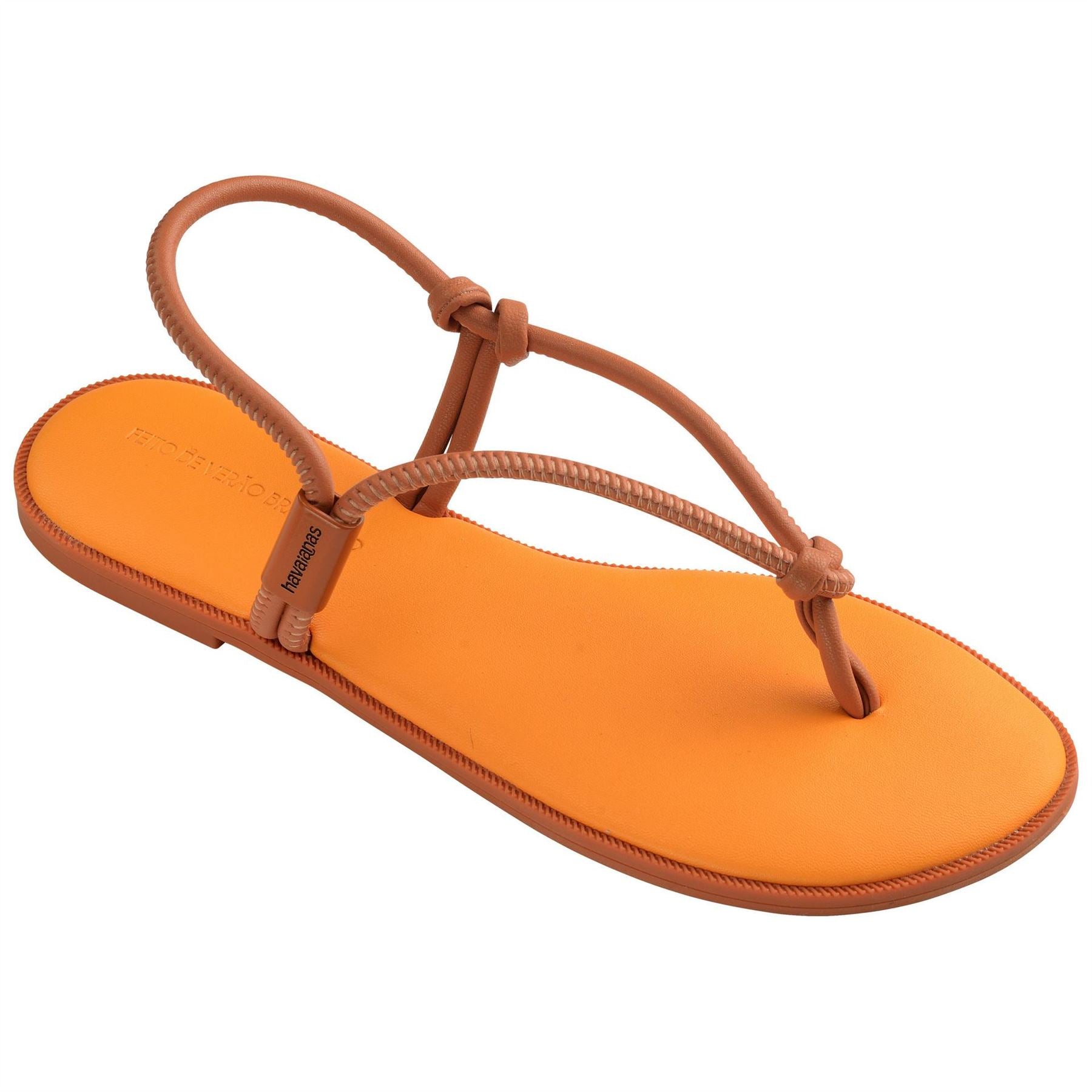Havaianas Una Solid Patterned Toe Post Flat Sandals