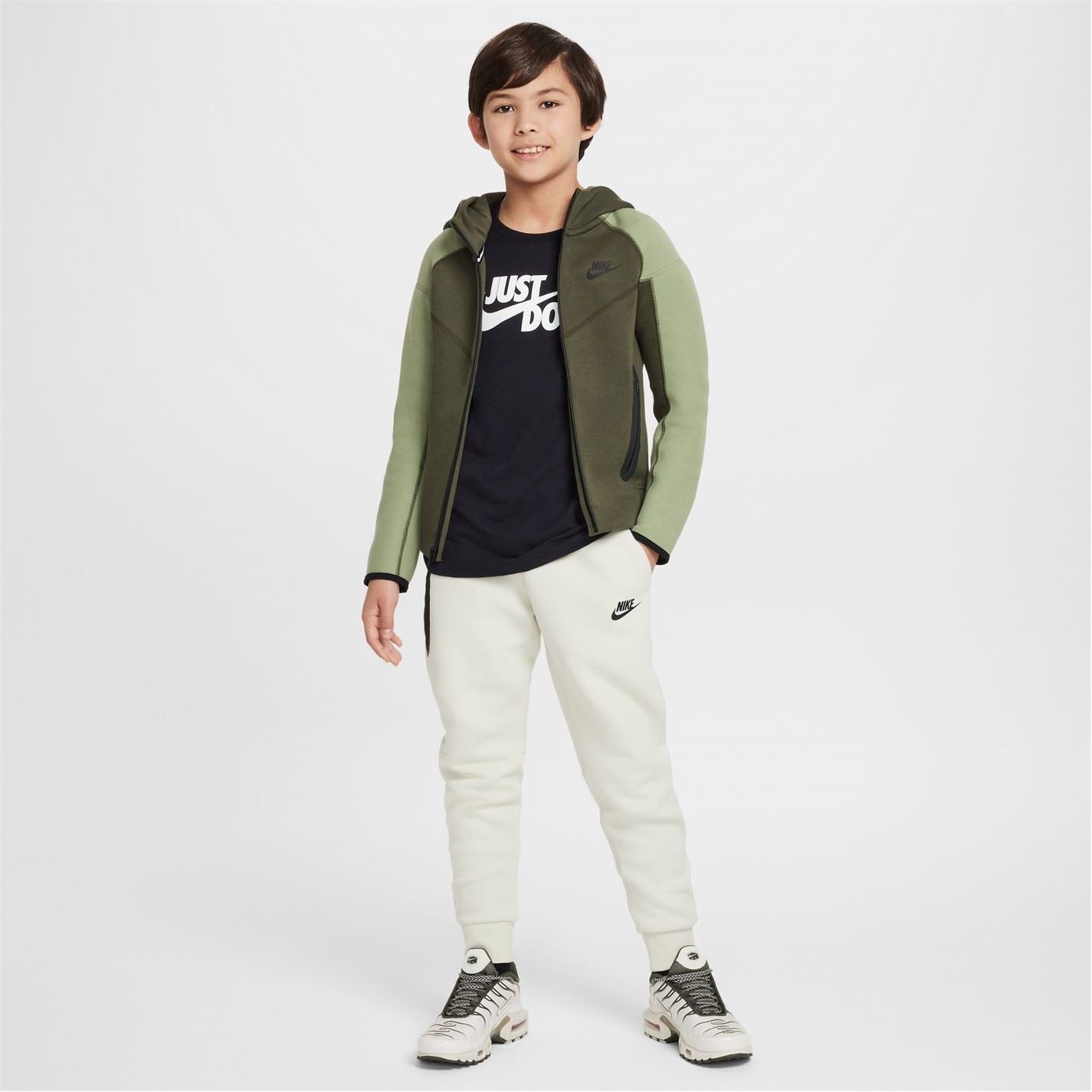 Nike Sportswear Tech Fleece Big Kids  Full Zip Hoodie