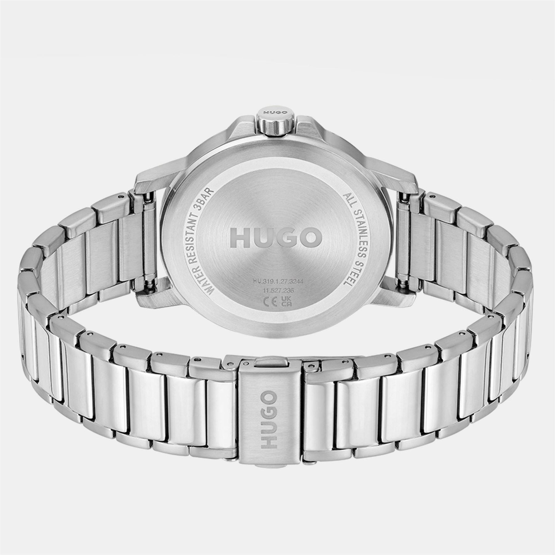 Hugo #smooth Stainless Steel Bracelet Watch