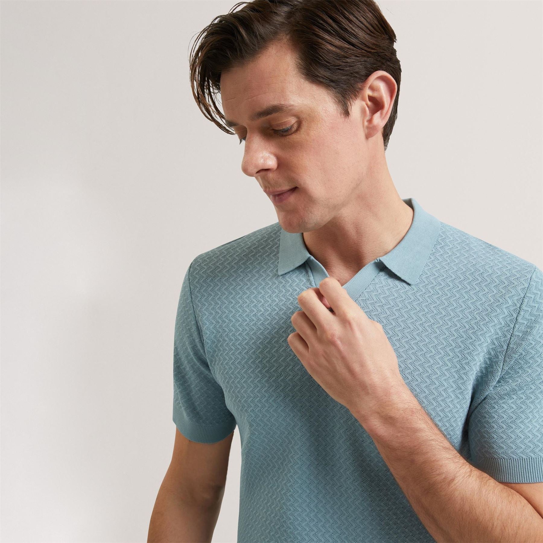 Ted Baker Ss Zzagstch Polo Sn62