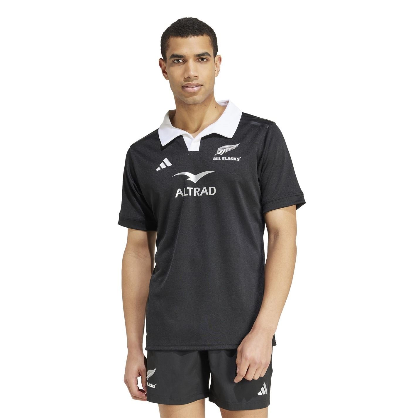 adidas All Blacks Rugby Aeroready Short Sleeve Jersey 2024 Adults