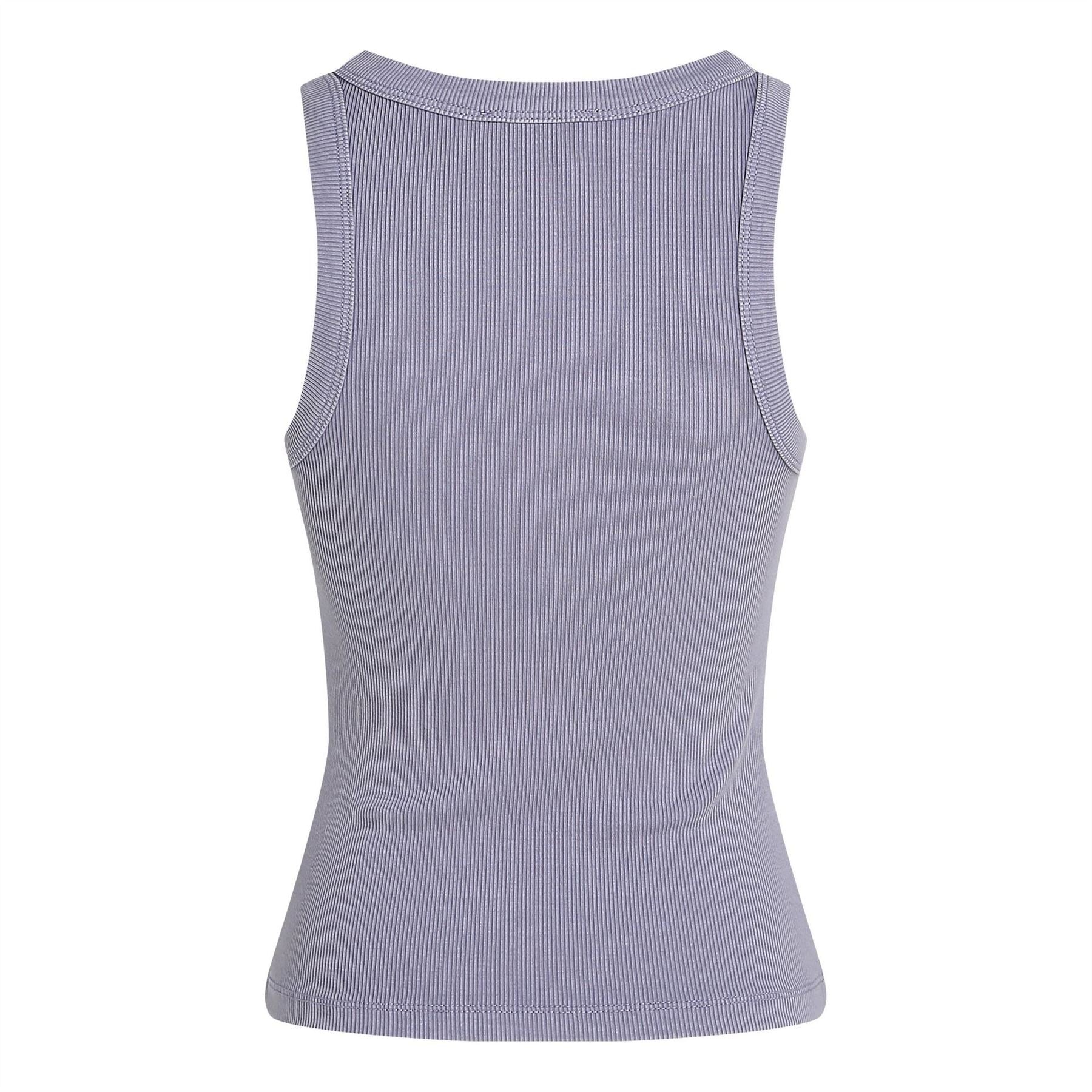 Calvin Klein Jeans Slim Fit Woven Label Rib Tank