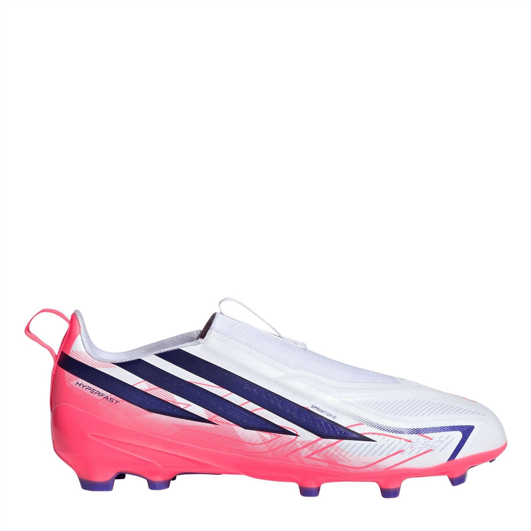 adidas Hyperfast League Laceless Firm Ground Football Boots Juniors
