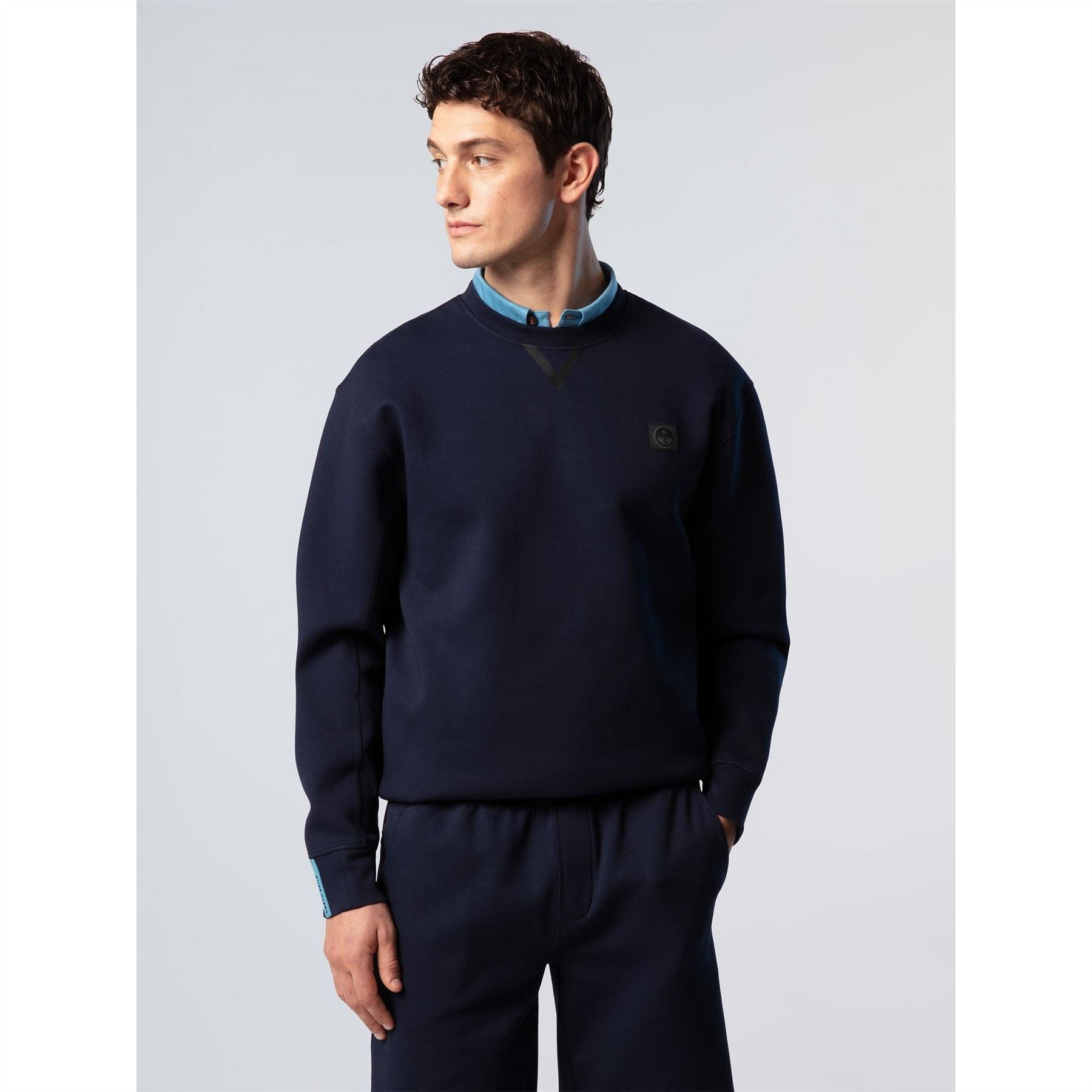North Sails Regular Fit Crew Neck Logo Print Sweatshirt