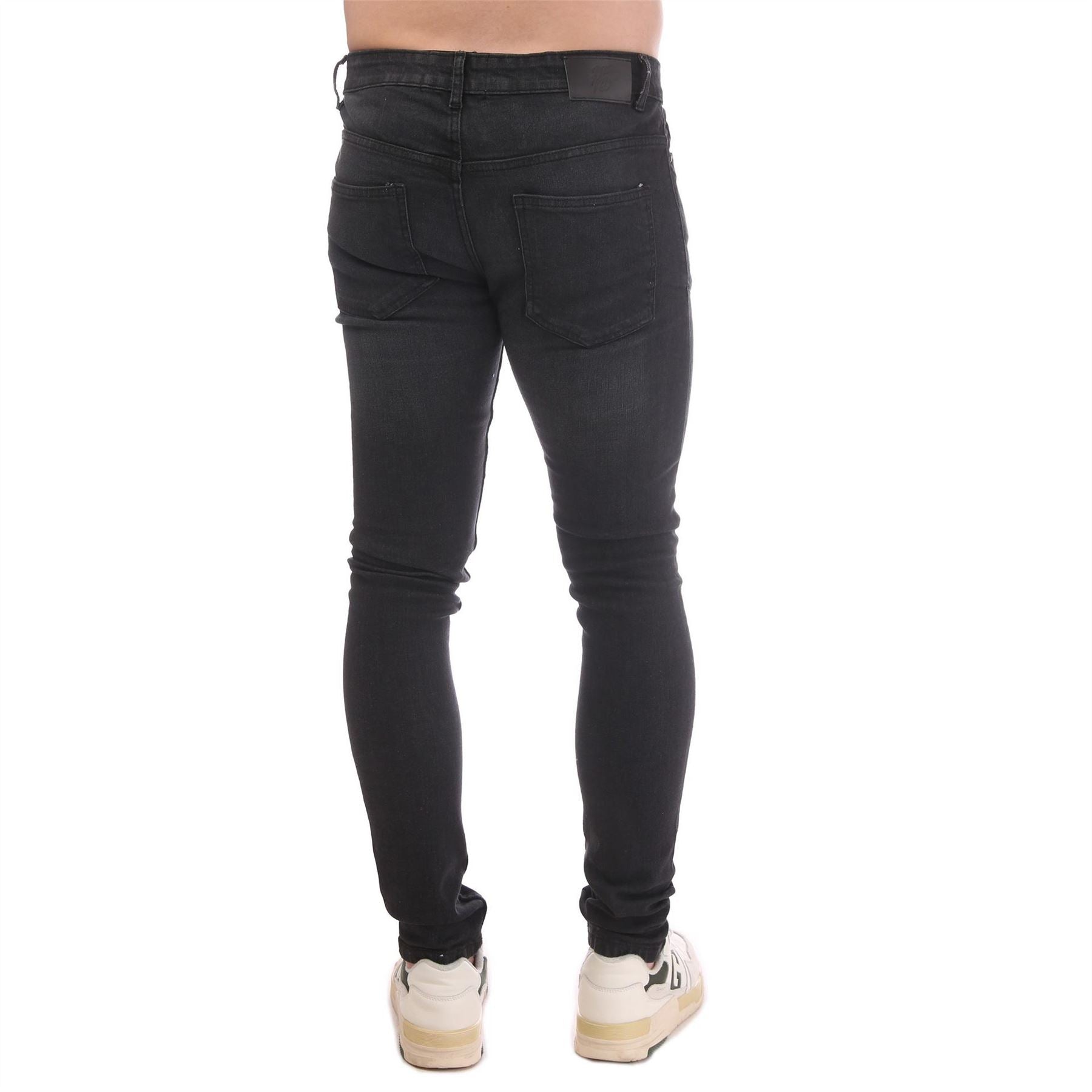 DFND London Roar Distressed Slim Jeans