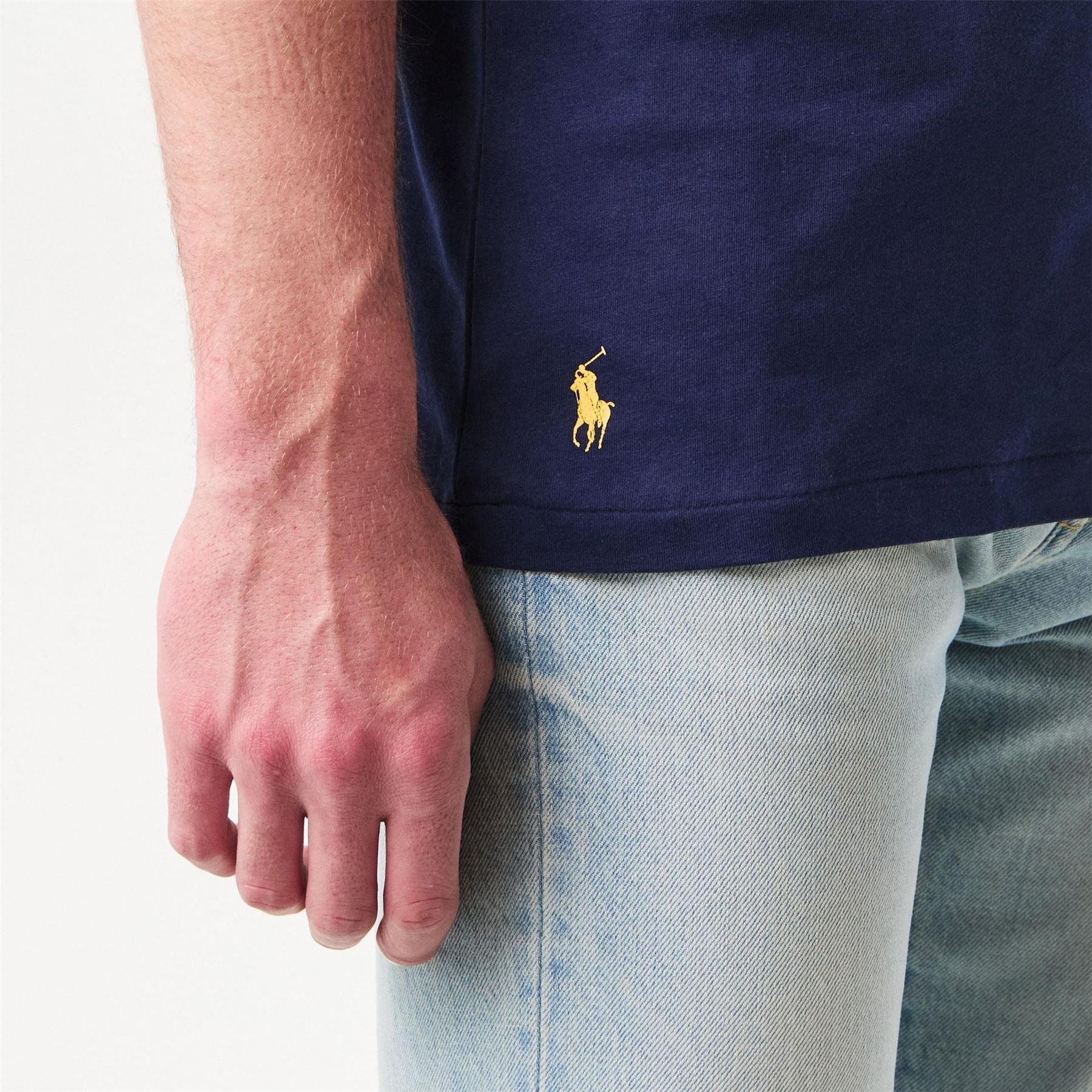 Polo Ralph Lauren Crest Logo Print Regular Fit Crew Neck T-Shirt