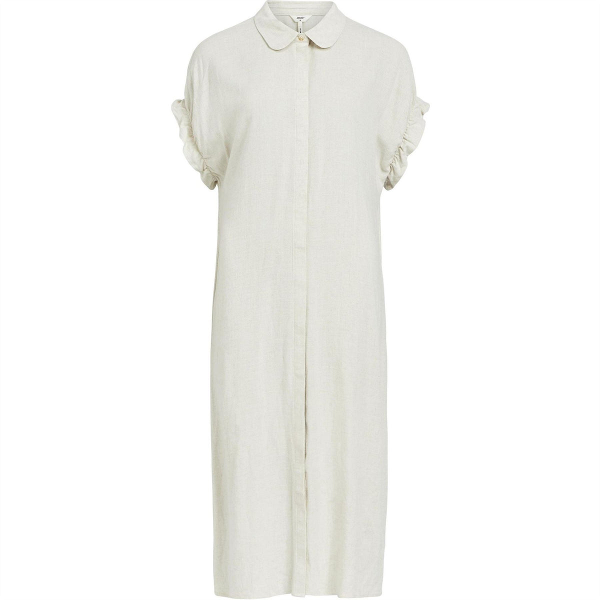 Object Tiana Collared Neck Midi Shirtdress