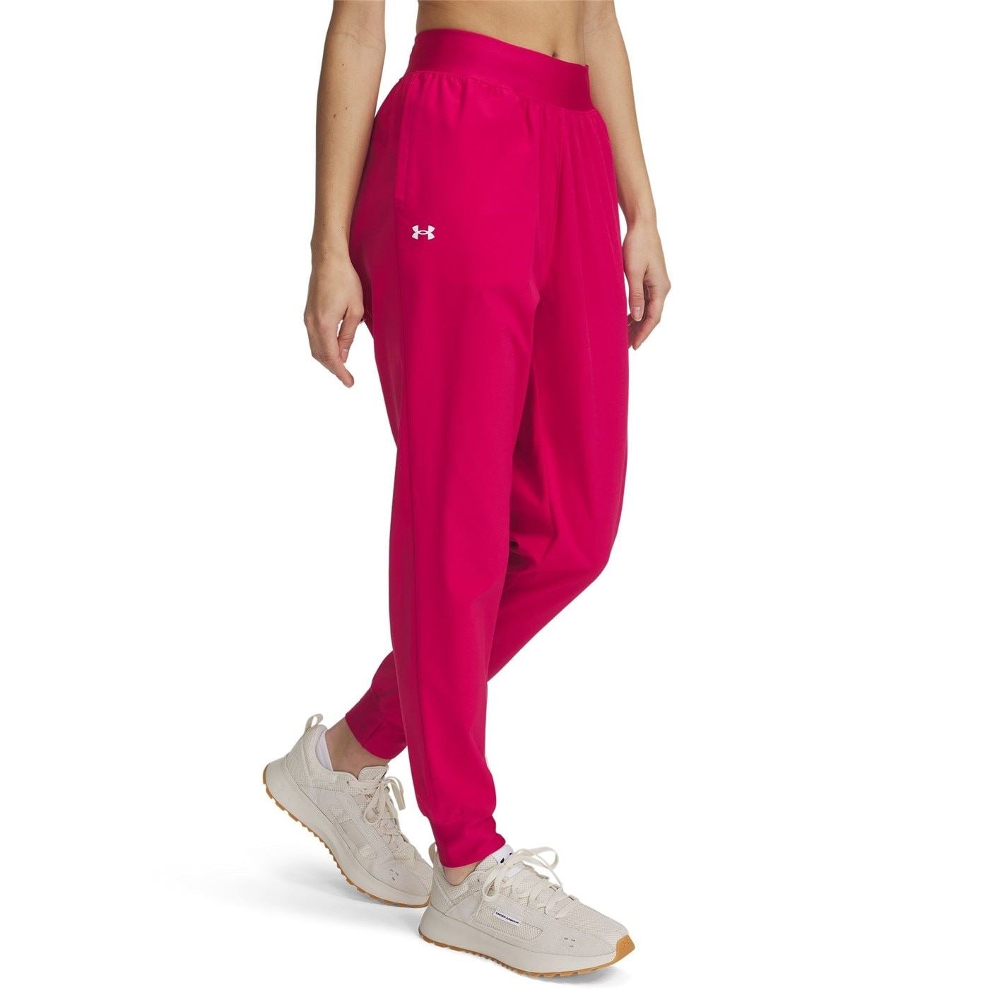 Under Armour Rise Solid Patterned High Rise Track Pants
