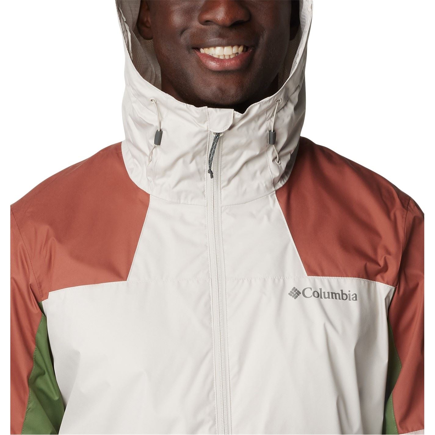 Columbia Hooded Rain Jacket with Elasticated Cuff