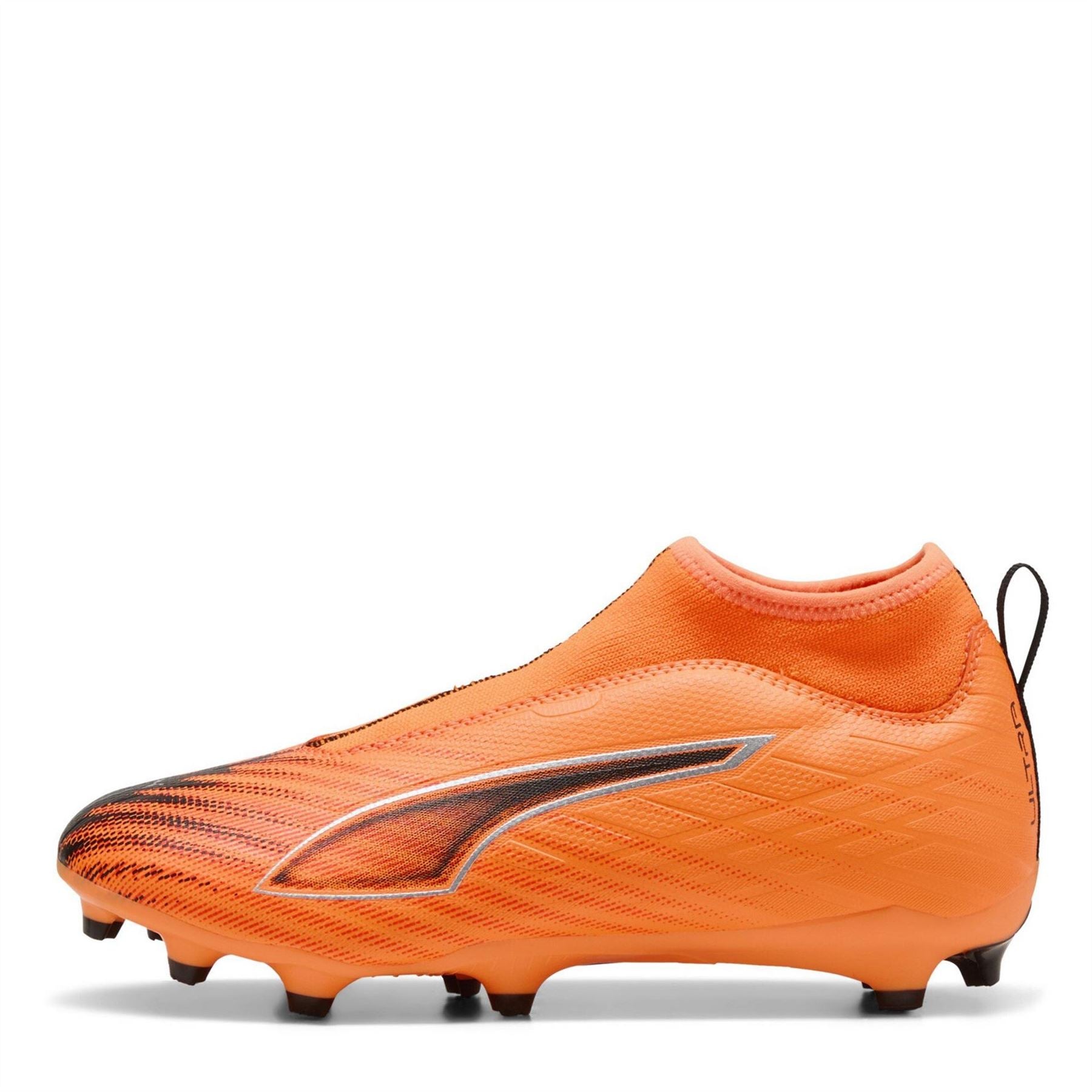Puma 5 Match Laceless Junior Firm Ground Football Boots
