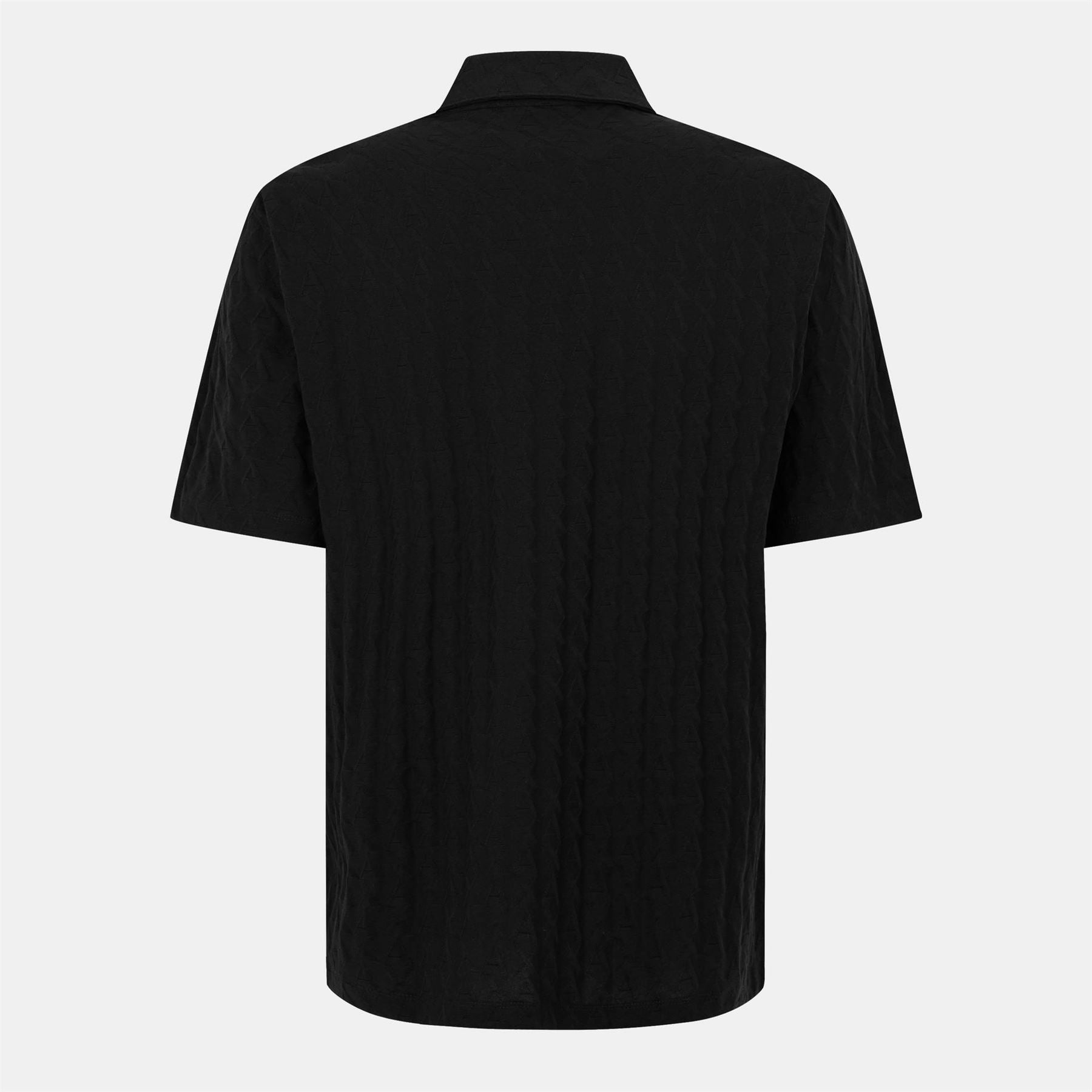 Armani Exchange Exchange Collared Neck Short Sleeve Polo Shirt