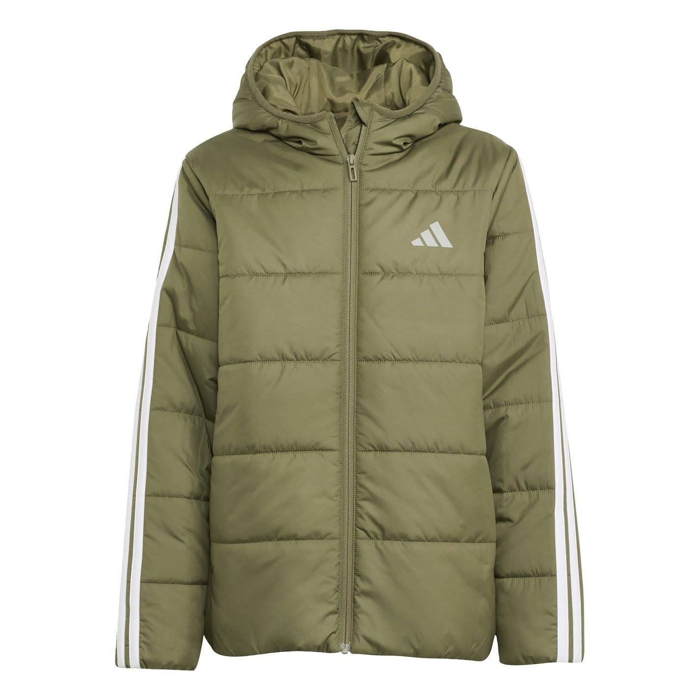 adidas Kids Essentials 3S Hooded Long Sleeve Puffer Jacket