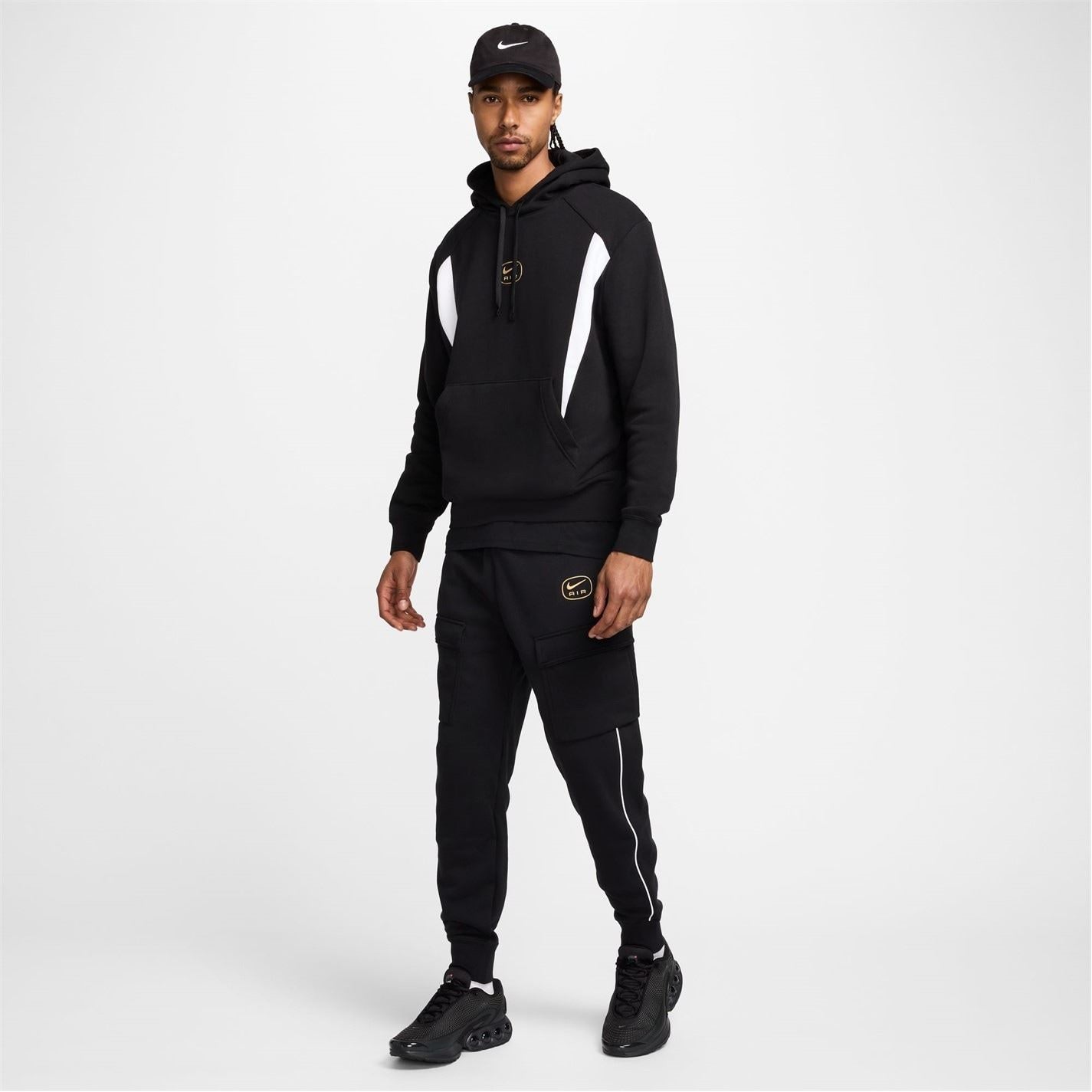 Nike Hooded Relaxed Fit Long Sleeve Sweatshirt