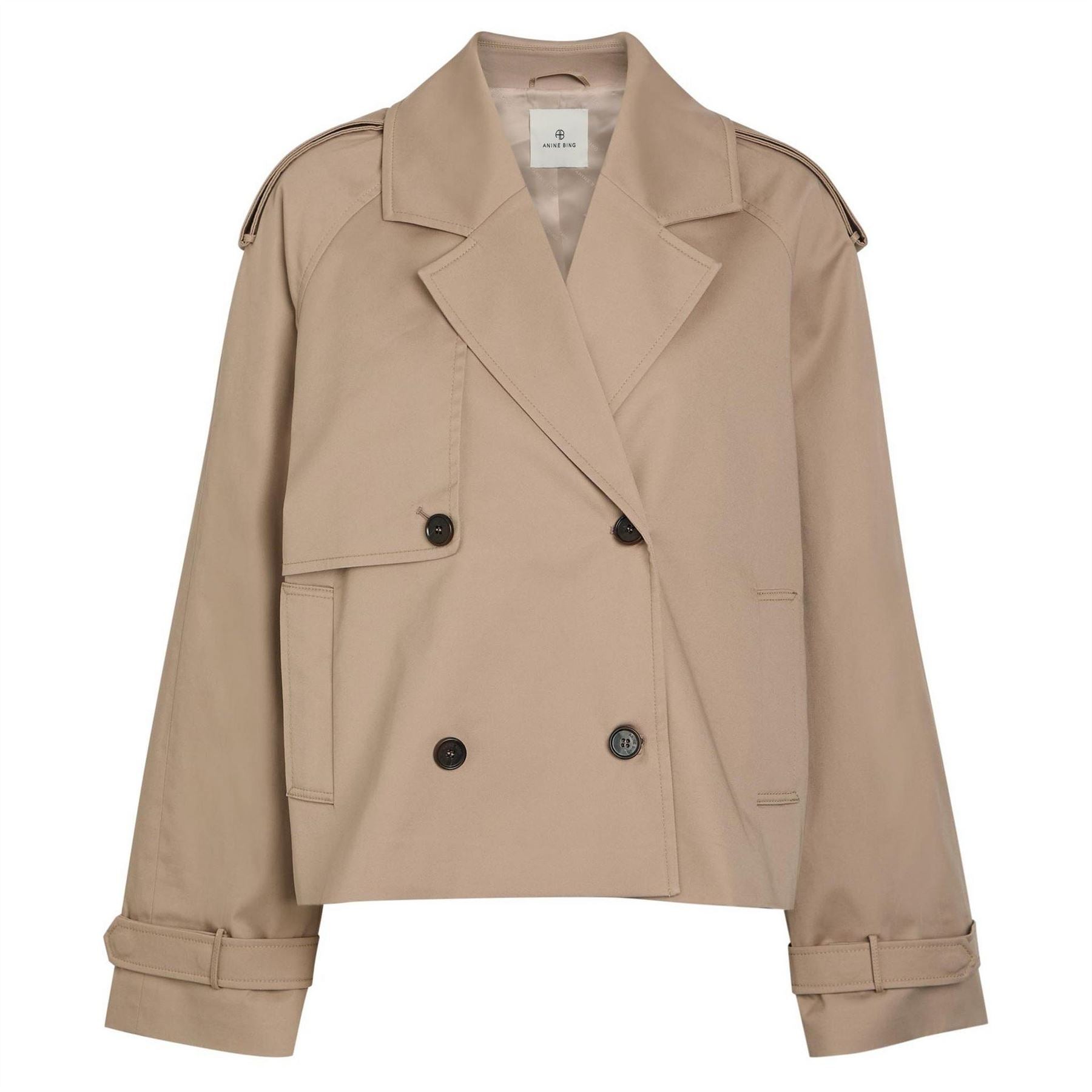 Anine Bing Rickie Cropped Trench