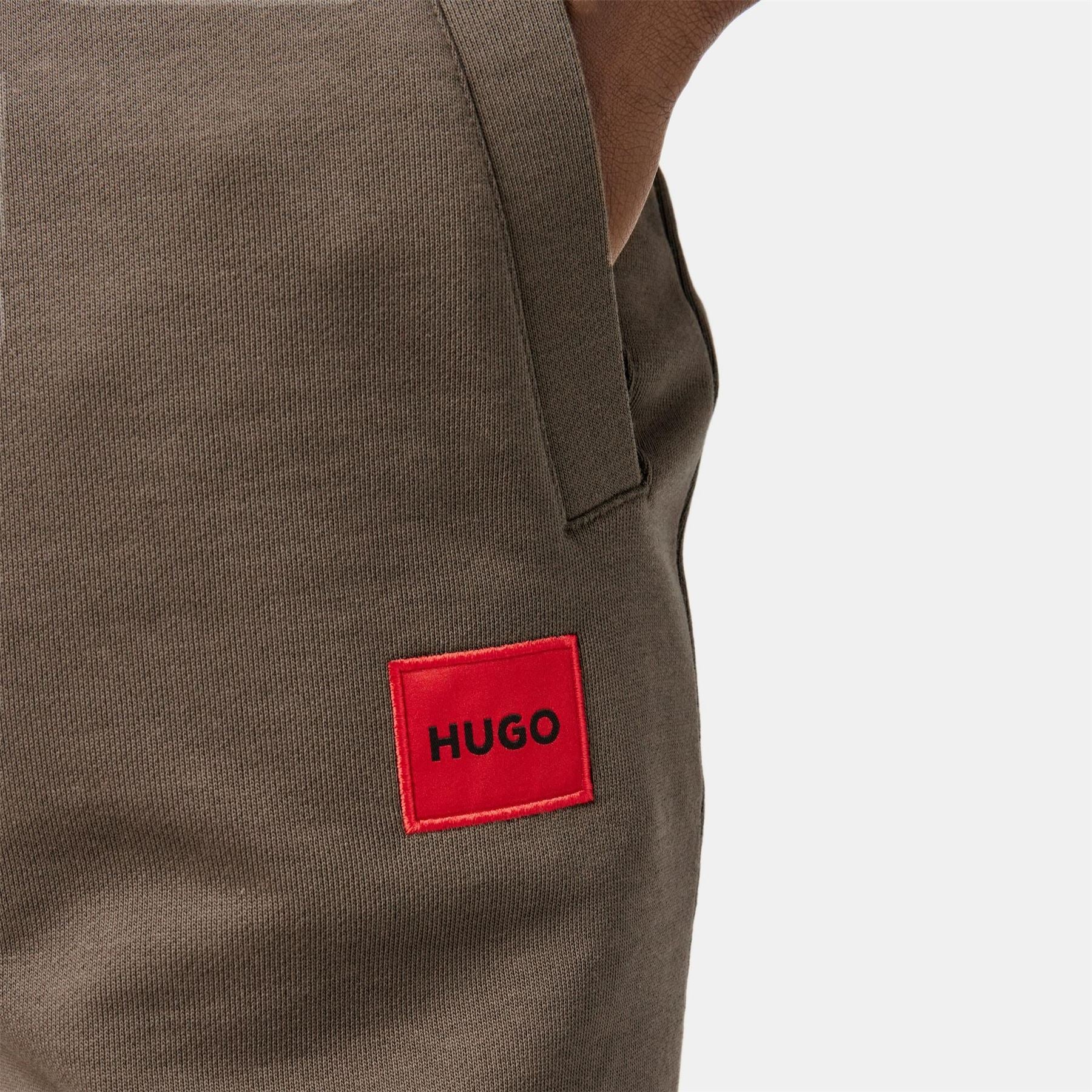 Hugo HUGO Doak Closed Hem Jogging Bottoms with Logo Detail
