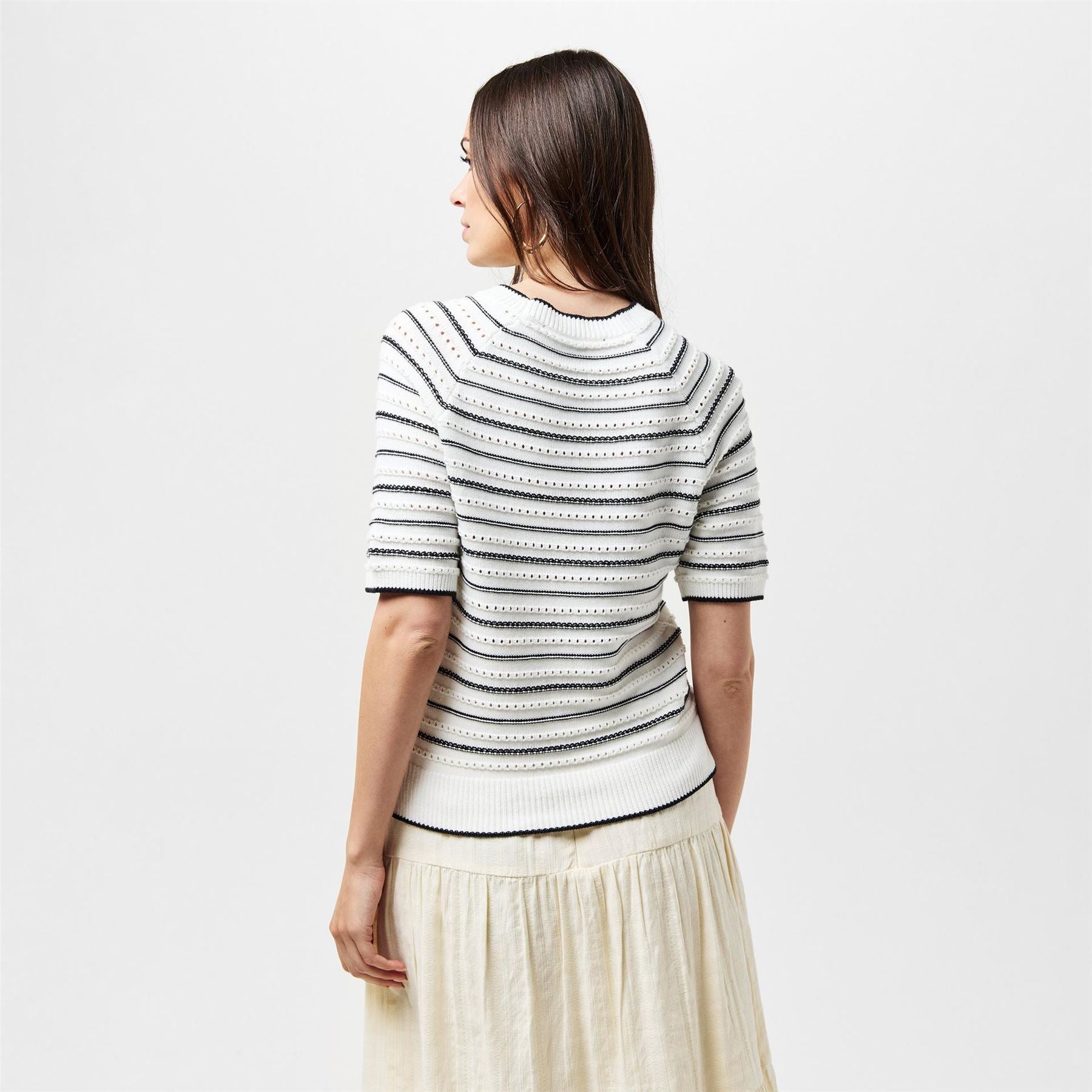 French Connection Oskie Short Sleeve Crew Neck Jumper