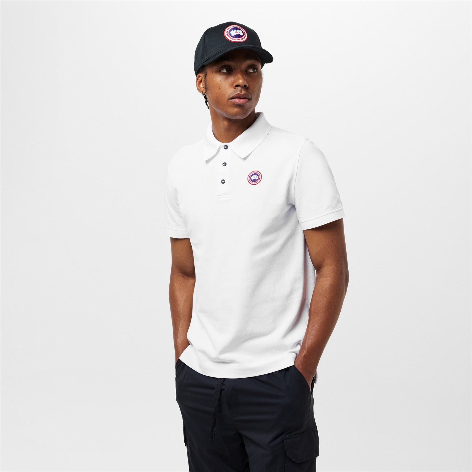 Canada Goose Beckley Logo Cotton Polo Shirt