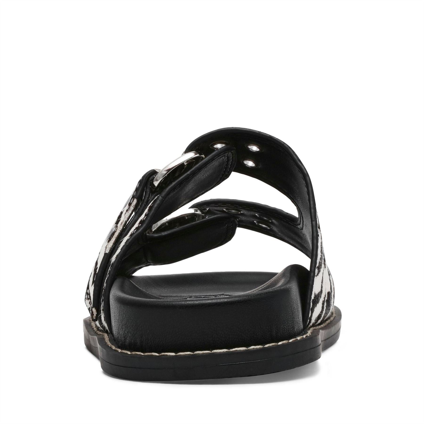 Steve Madden Zebra Patterned Pool Flatform Slides