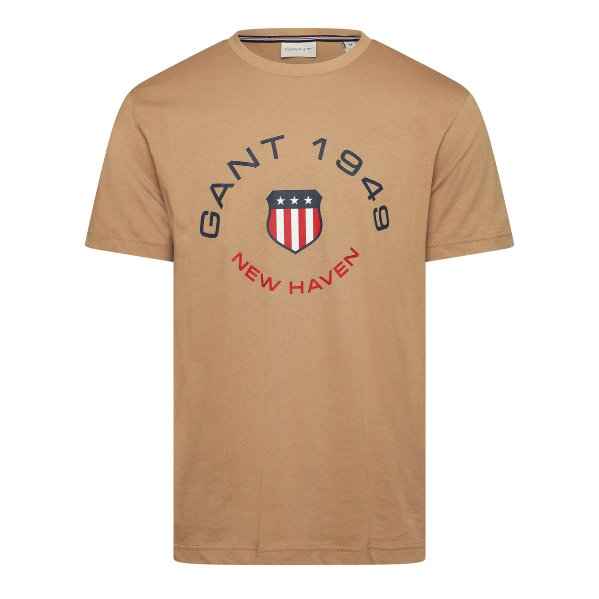 Gant Text Graphic Crew Neck Short Sleeve Jersey T-Shirt